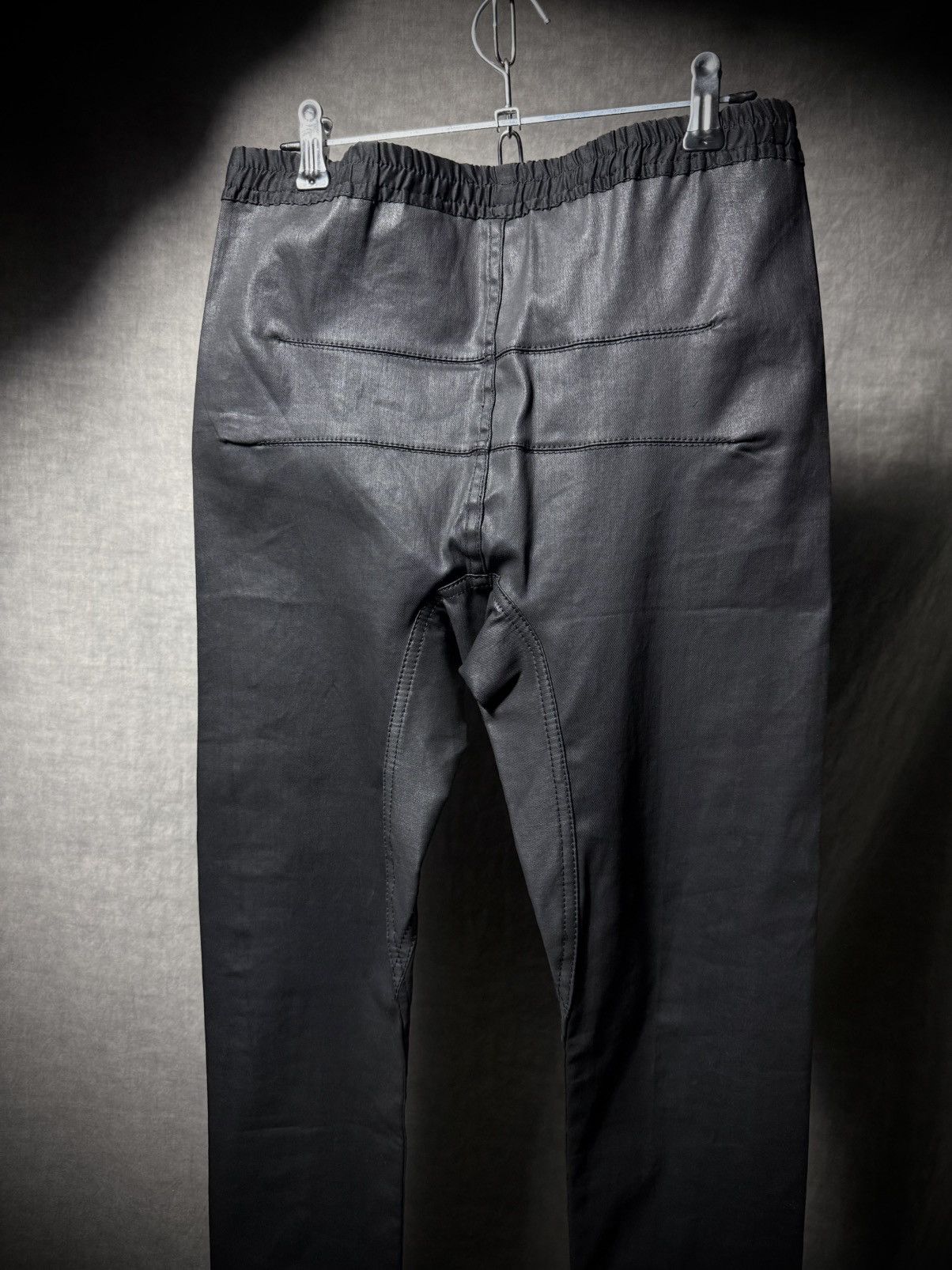Rick Owens Rick Owens 13FW 'Plinth' Coated Legging Pants Size 27" / US 4 / IT 40 - 8 Thumbnail