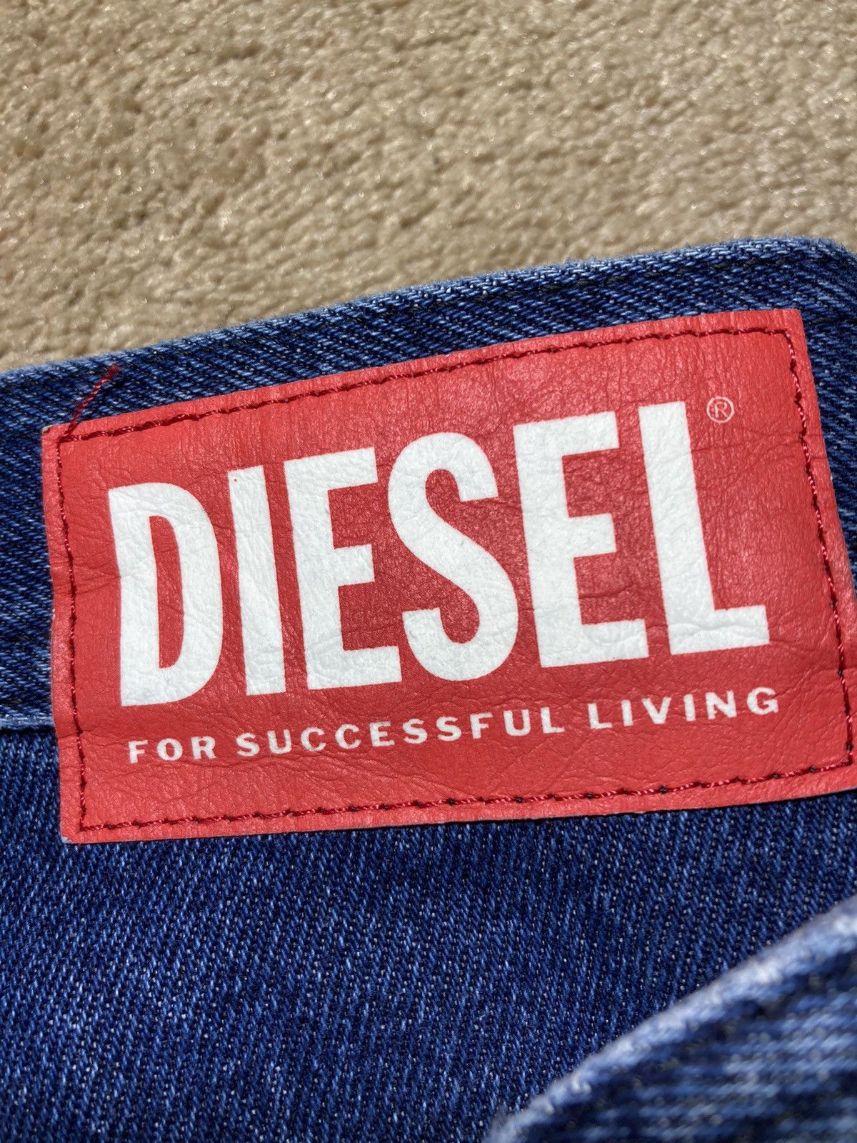 Diesel SS18 Diesel Shayne Oliver Red Tag Belted Chaps Jeans HBA Air Size US 29 - 10 Thumbnail