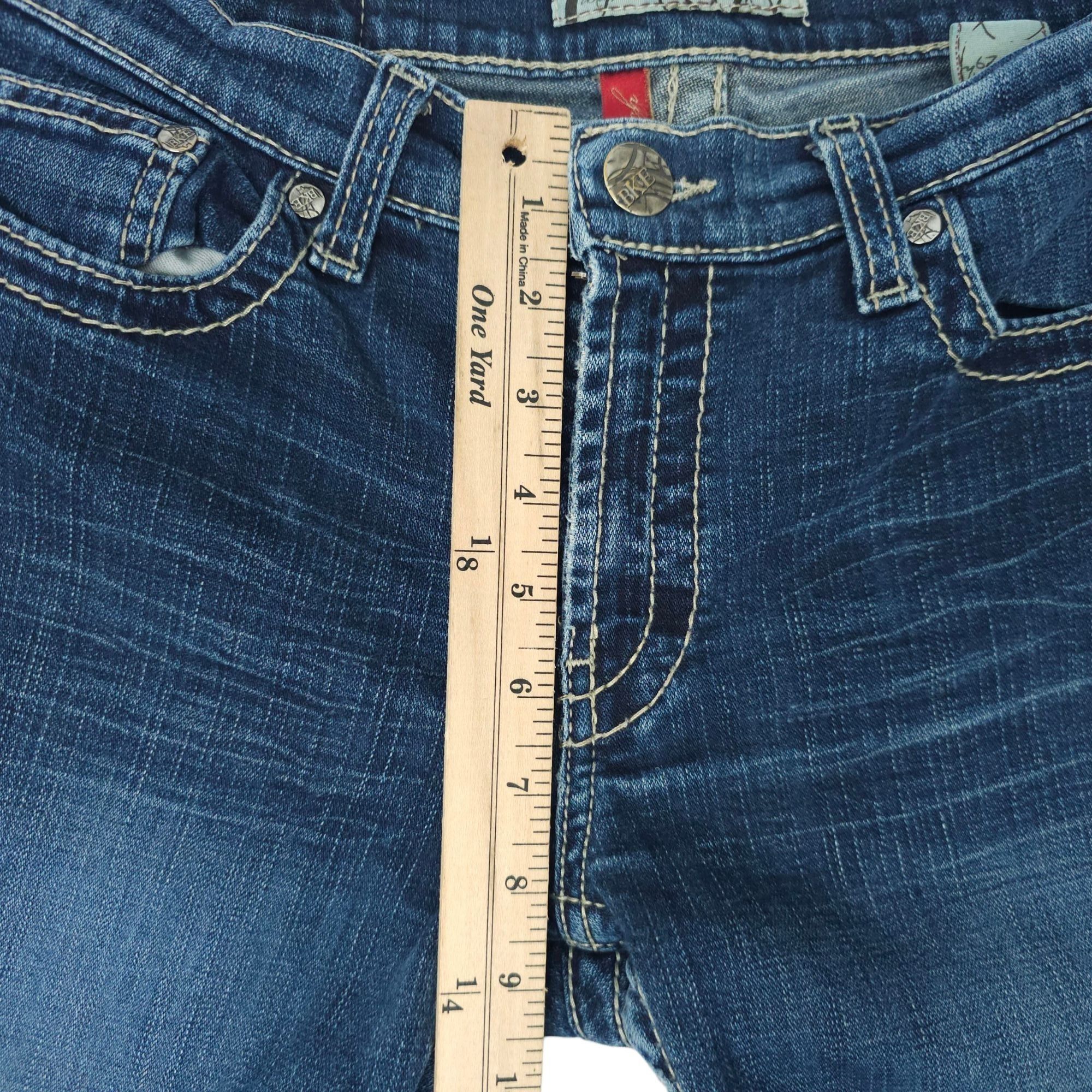 BKE BKE Buckle Drew Boot Cut Stretch Jeans Womens 28x29.5 Size 30" / US 8 / IT 44 - 4 Thumbnail