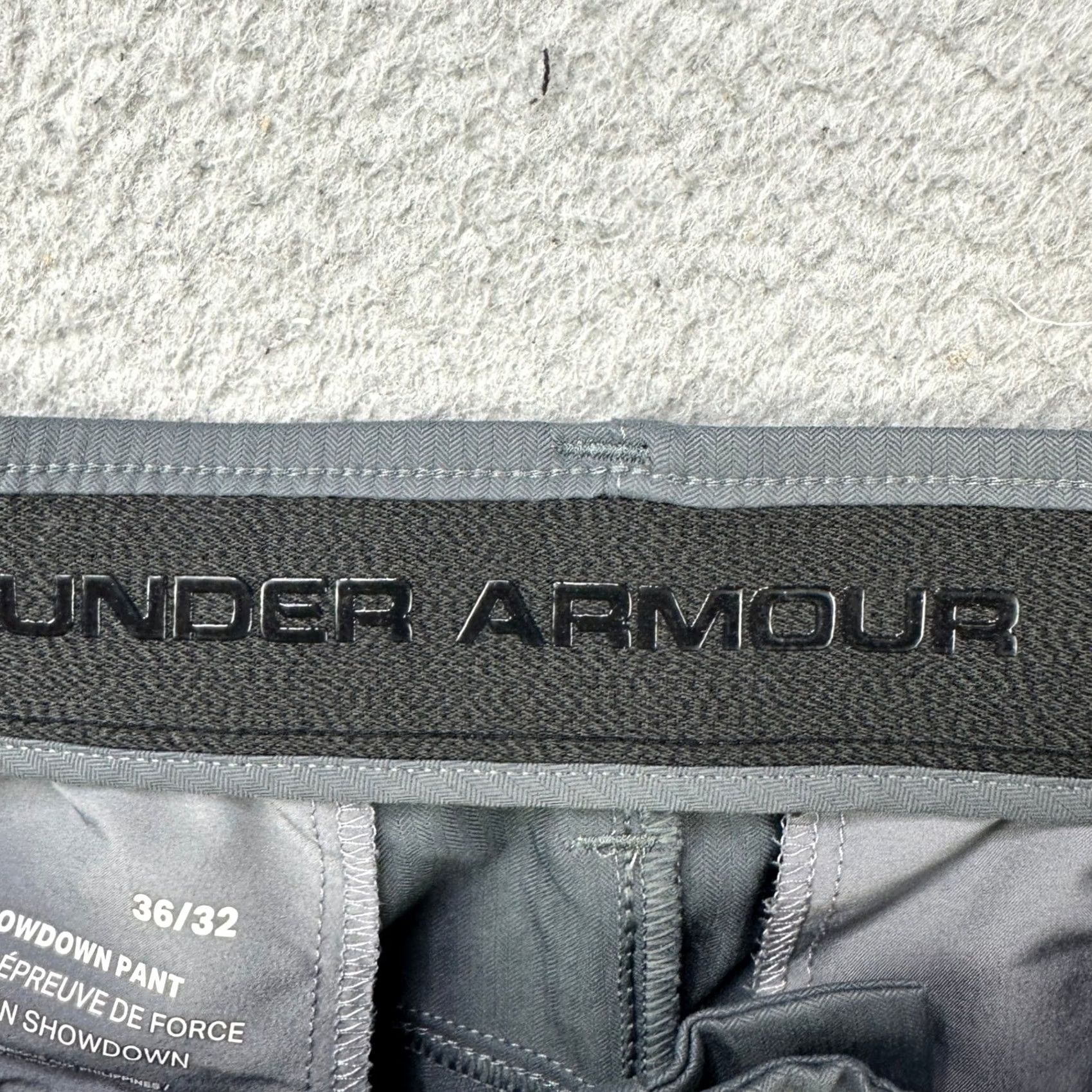 Under Armour Under Armour The Shadow Pants Hiking Mens 36X32 Gray Pockets Stretch Waistband Outdoor Pants Mens Size US 36 / EU 52 - 5 Thumbnail