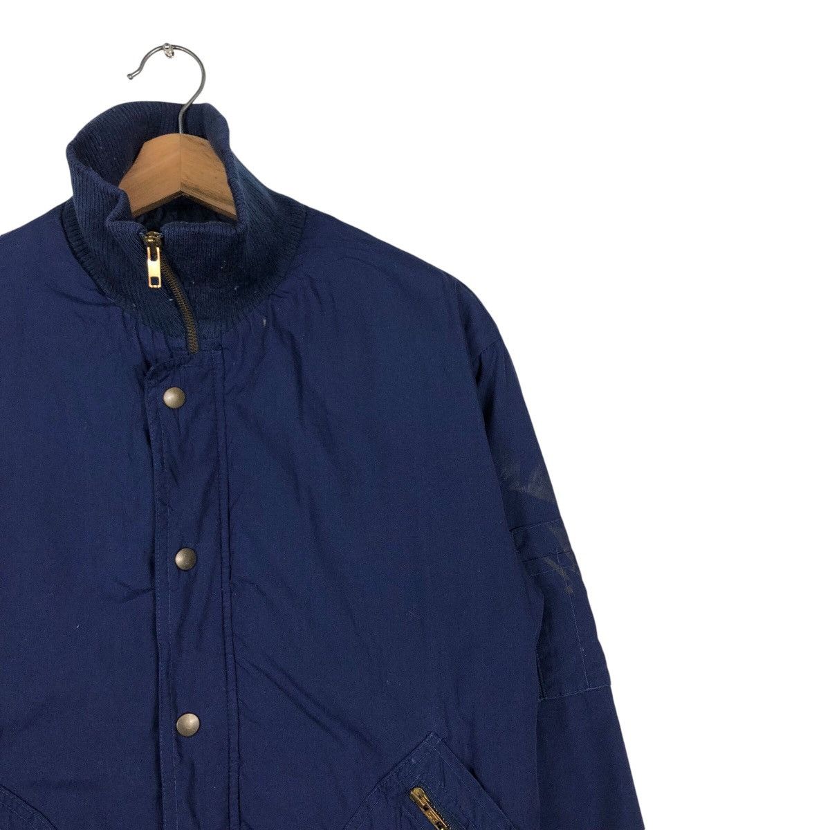 Japanese Brand × Vintage Vintage Parachute Biker Bomber Jacket Big-John Double Layer Size US M / EU 48-50 / 2 - 7 Thumbnail