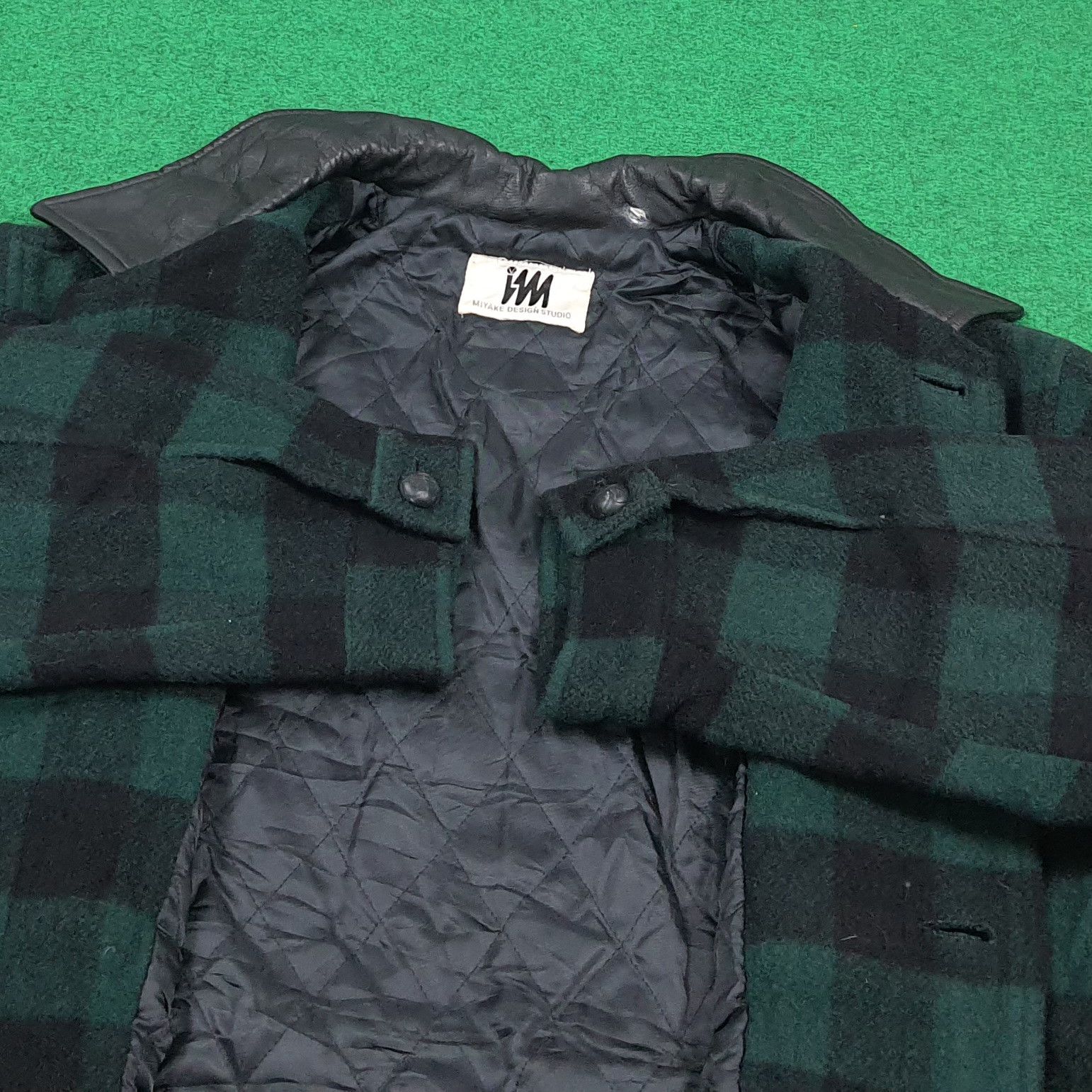 Issey Miyake Issey Miyake Design Studio Buffalo Plaid Wool Jacket Size US L / EU 52-54 / 3 - 5 Thumbnail