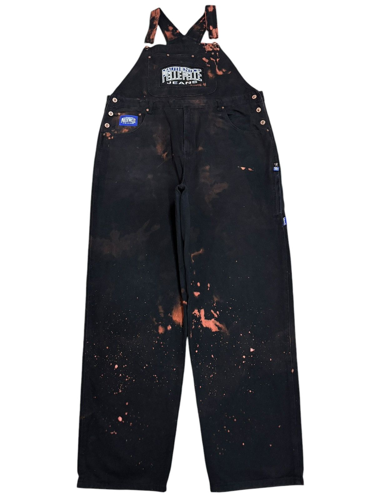 Pelle Pelle 90s Vintage Pelle Pelle Baggy Acid Splash Jumpsuit Size US 44 / EU 60 - 3 Thumbnail