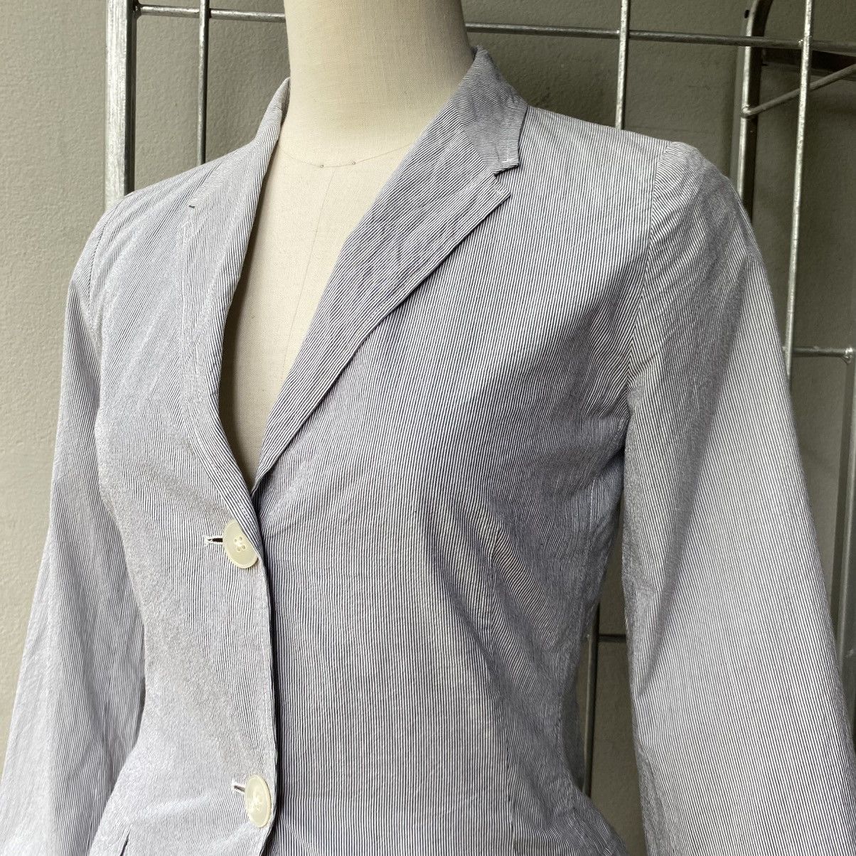 Jil Sander JIL SANDER Light Gray Blazer with Two Buttons Size M / US 6-8 / IT 42-44 - 6 Thumbnail