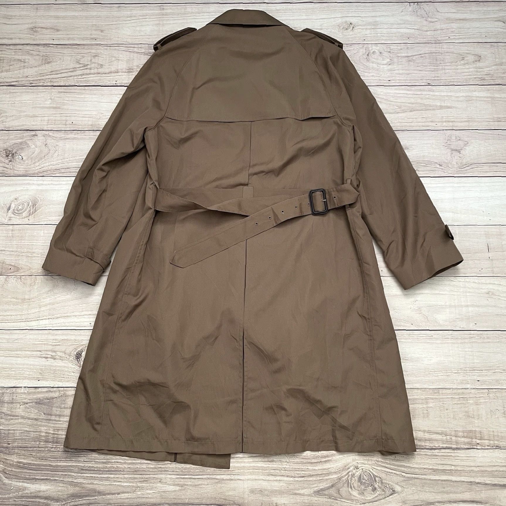 Vintage VINTAGE Misty Harbor Trench Coat Mens 44 Long Belted Lined Read Brown 90s 80s Classic United States Mens Size US S / EU 44-46 / 1 - 6 Thumbnail