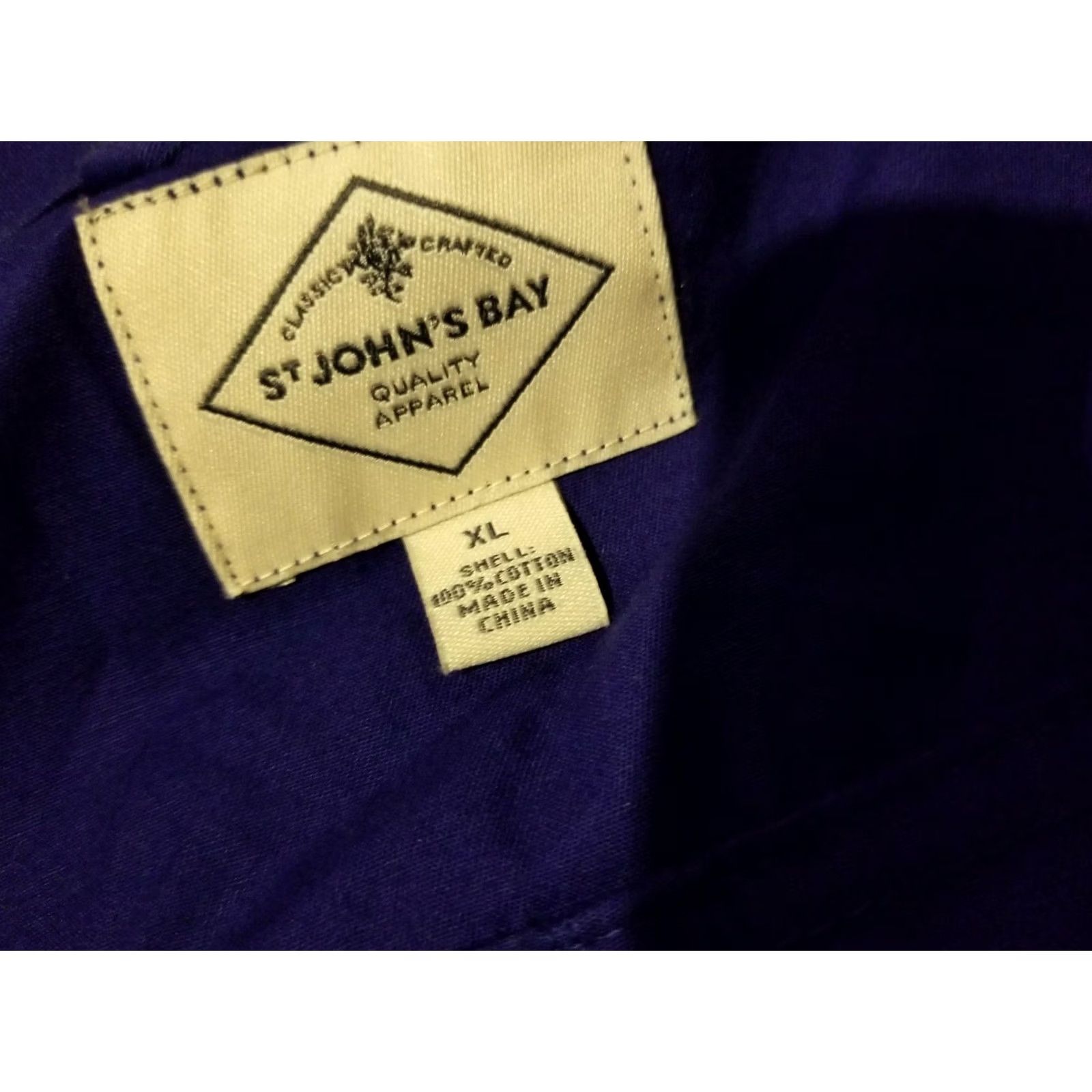 Vintage Womens St. John's Bay Jacket XL Blue Size XL / US 12-14 / IT 48-50 - 4 Thumbnail