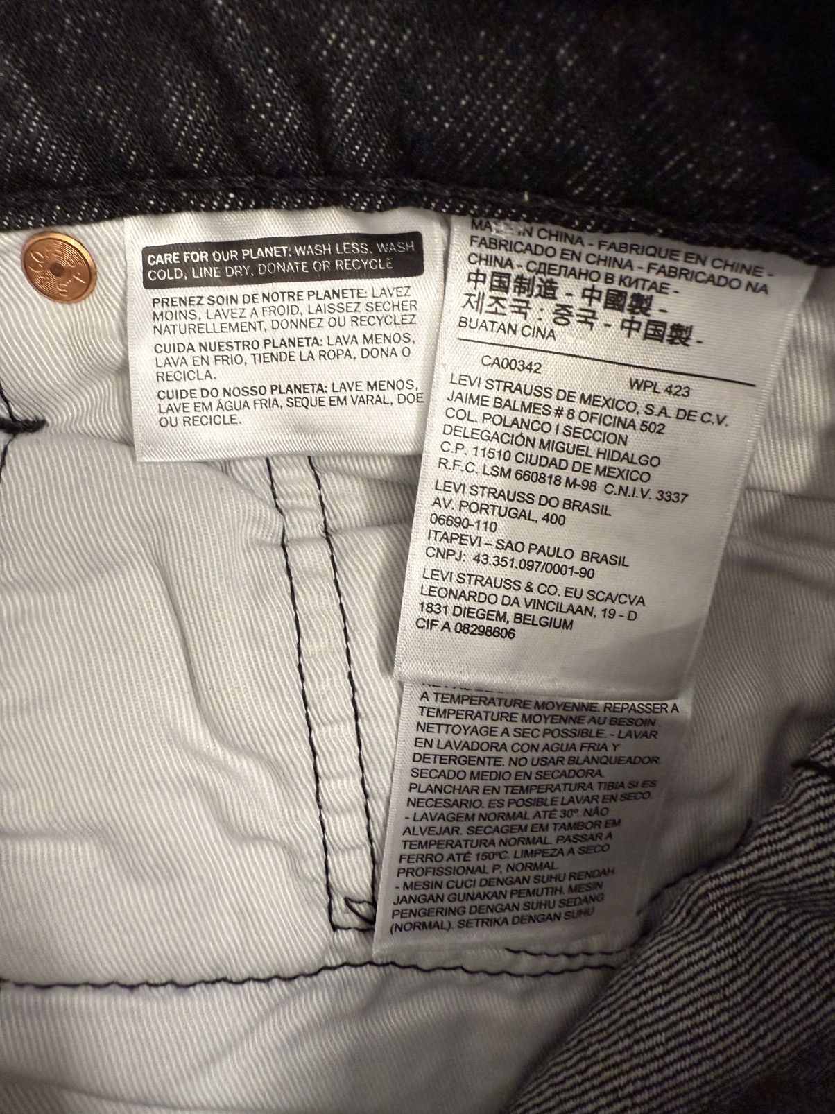 Levi's ***FINAL DROP***RARE BRAND NEW LEVIS LO BALL STACK DENIM 36 Size US 36 / EU 52 - 20 Thumbnail