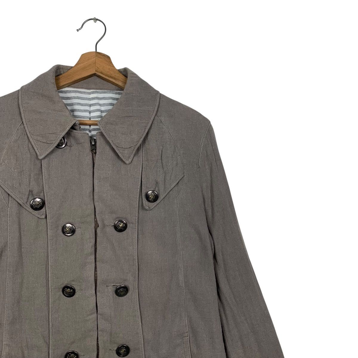 PPFM PPFM Double Breast Zipper Lightweight Jacket #2860-C129 Size US L / EU 52-54 / 3 - 4 Thumbnail