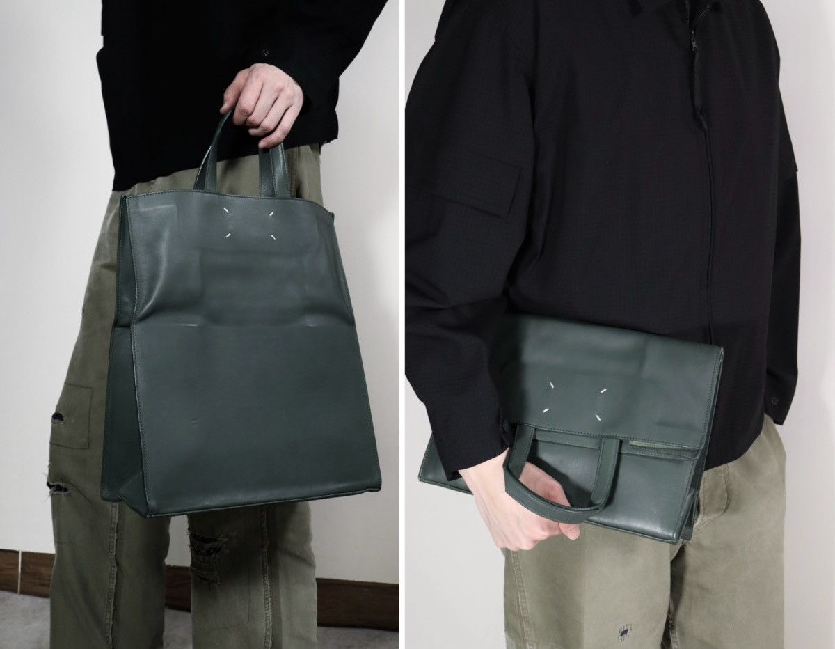 Maison Margiela 2012 Maison Martin Margiela Waxed Tote Bag | Grailed