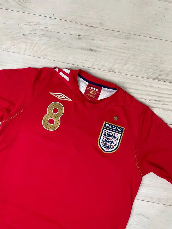 Umbro Vintage Umbro England 2006 2008 Lampard #8 Away Shirt Jersey Size US S / EU 44-46 / 1 - 3 Thumbnail