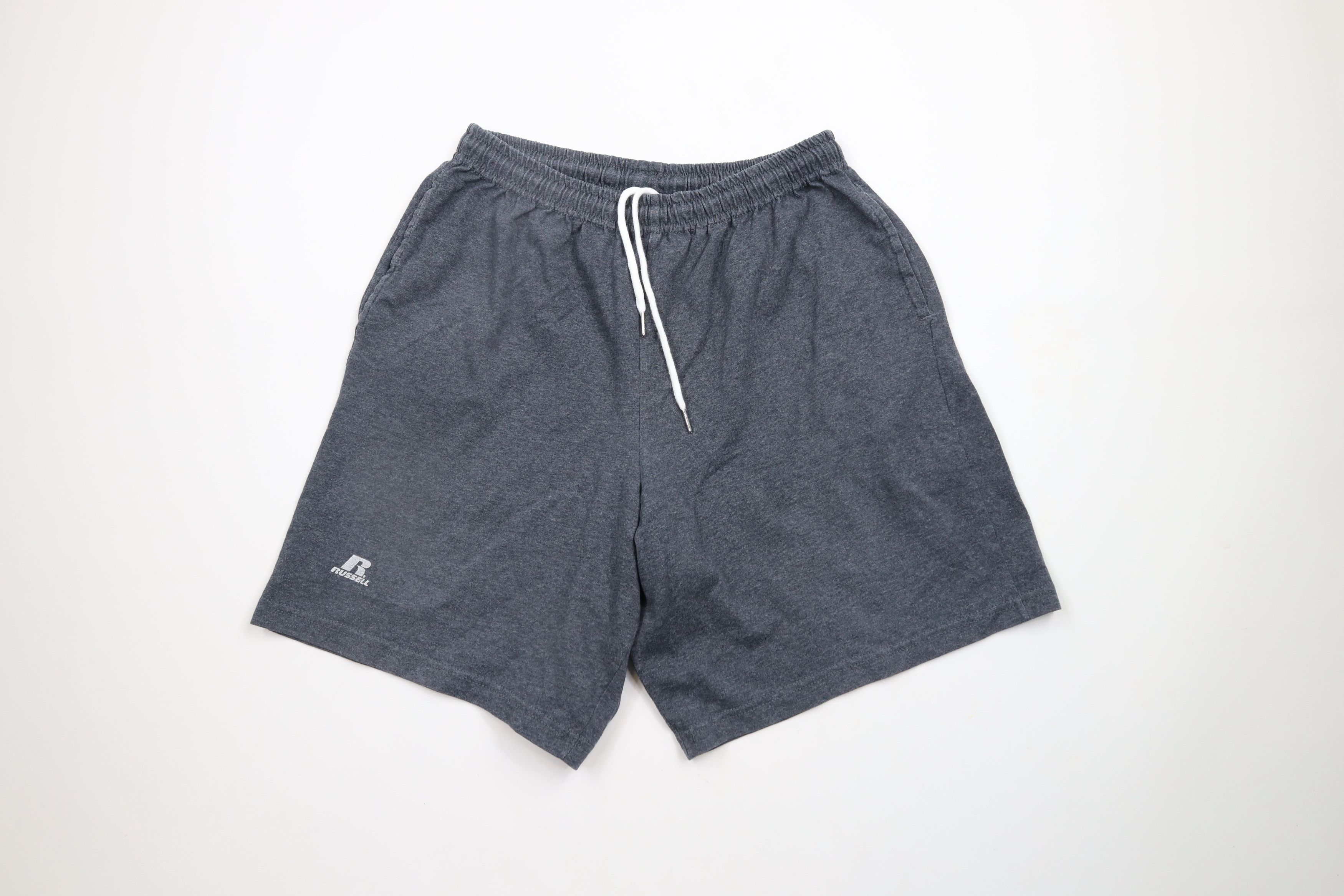 Russell Athletic × Vintage Vintage 90s Russell Athletic Above Knee Dad Shorts Gray Size US 32 / EU 48 - 1 Thumbnail