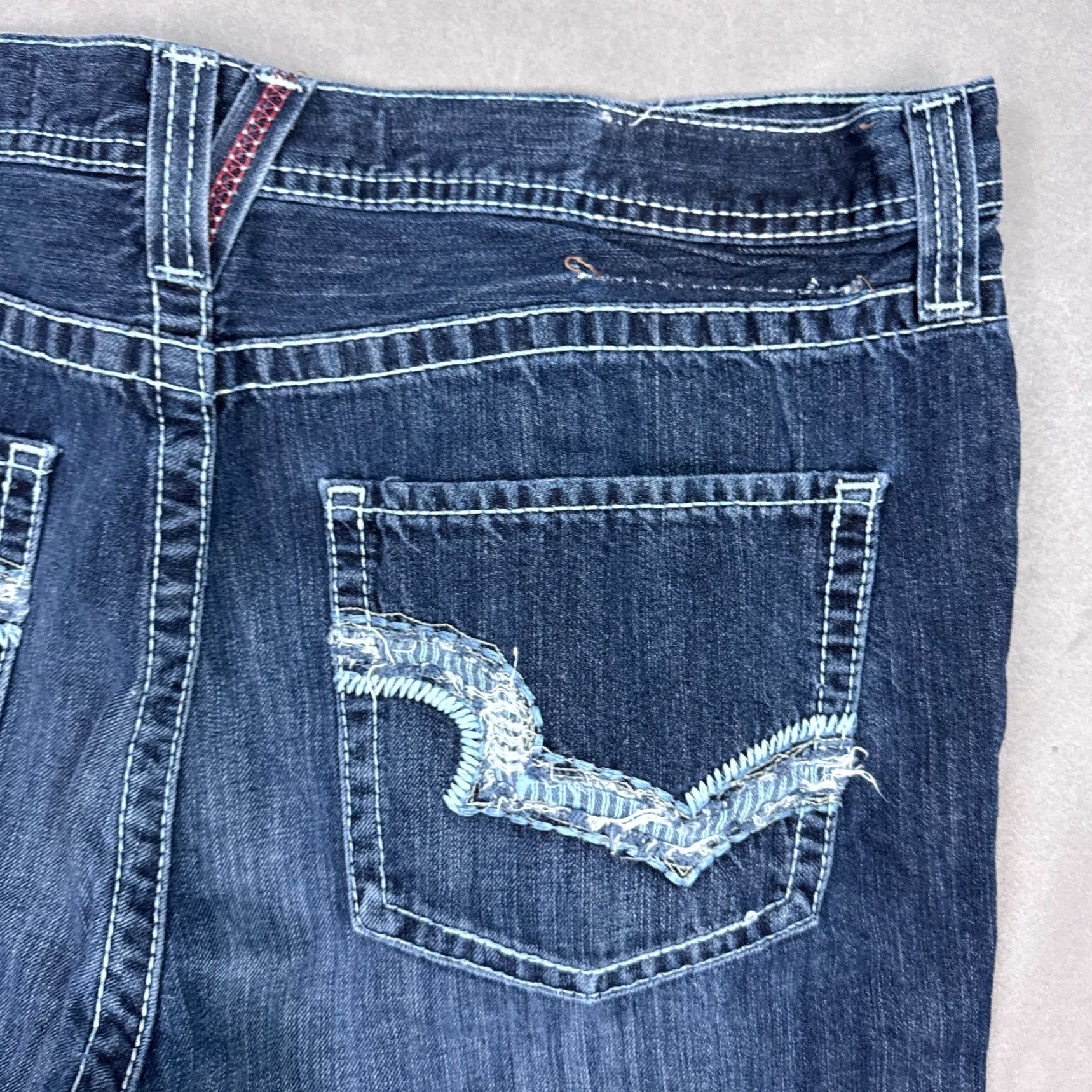 Vintage BIG STAR Jeans Mens Bootcut 40x30 Blue Pioneer Denin Five-Pocket Regular 30 Inseam Medium Wash Men Size US 40 / EU 56 - 6 Thumbnail