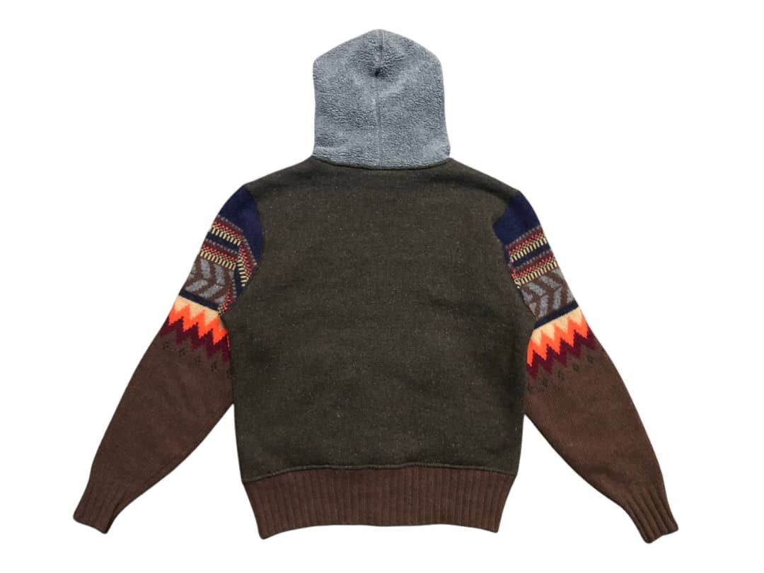 Napapijri × Native Napapijri Knit Hoodie Zipper Jacket Sleeve Native Design Size US M / EU 48-50 / 2 - 2 Thumbnail