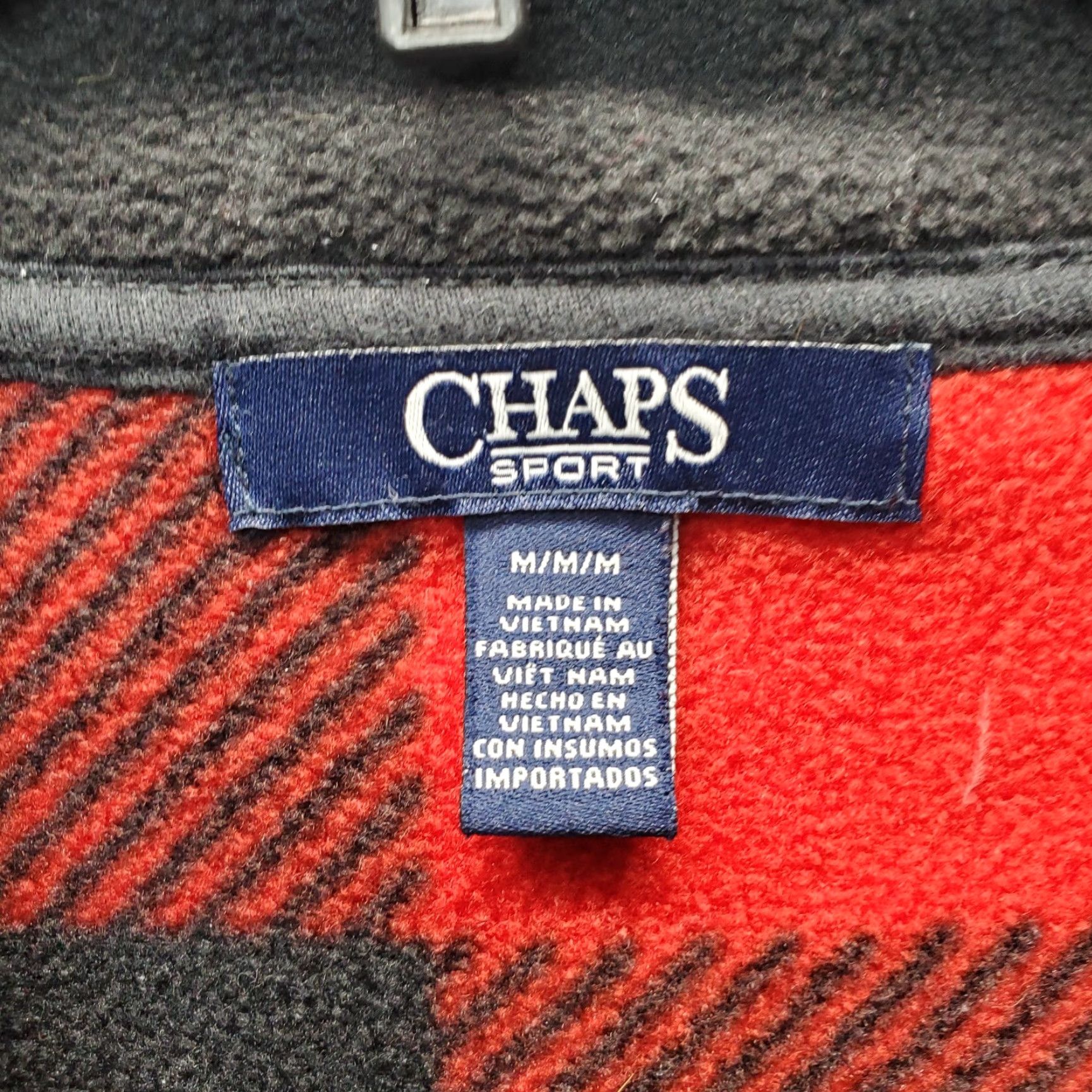Chaps Chaps Sport Fleece Vest Womens M Multi Buffalo Plaid Sleeveless Full Zip Shirt Womens Size M Color Multicolor Pattern Plaid Casual Outdoor Mens Womens Size M / US 6-8 / IT 42-44 - 5 Thumbnail
