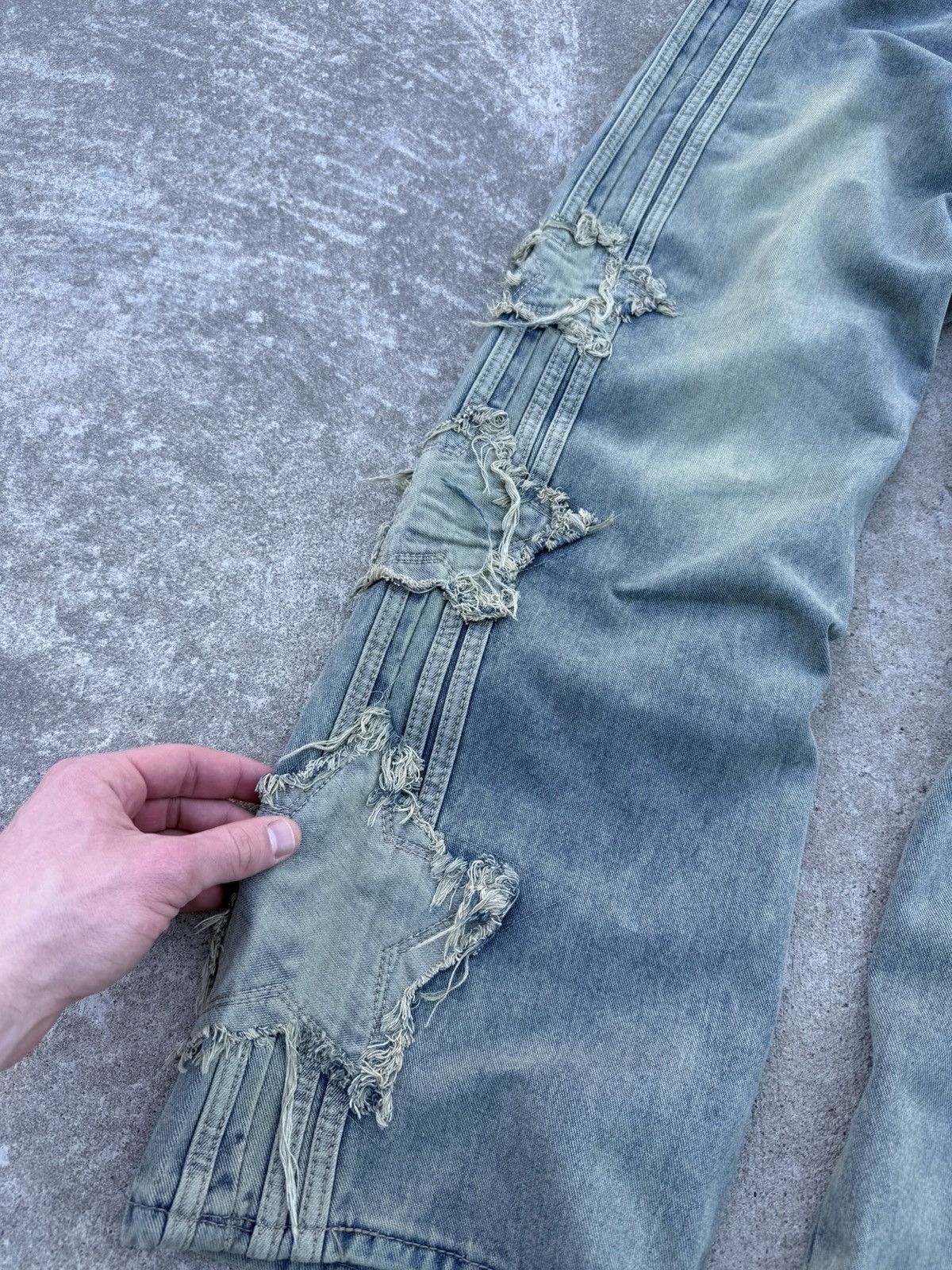 Other Vintage Y2K avantgarde streetwear affliction jeans Size US 30 / EU 46 - 6 Thumbnail