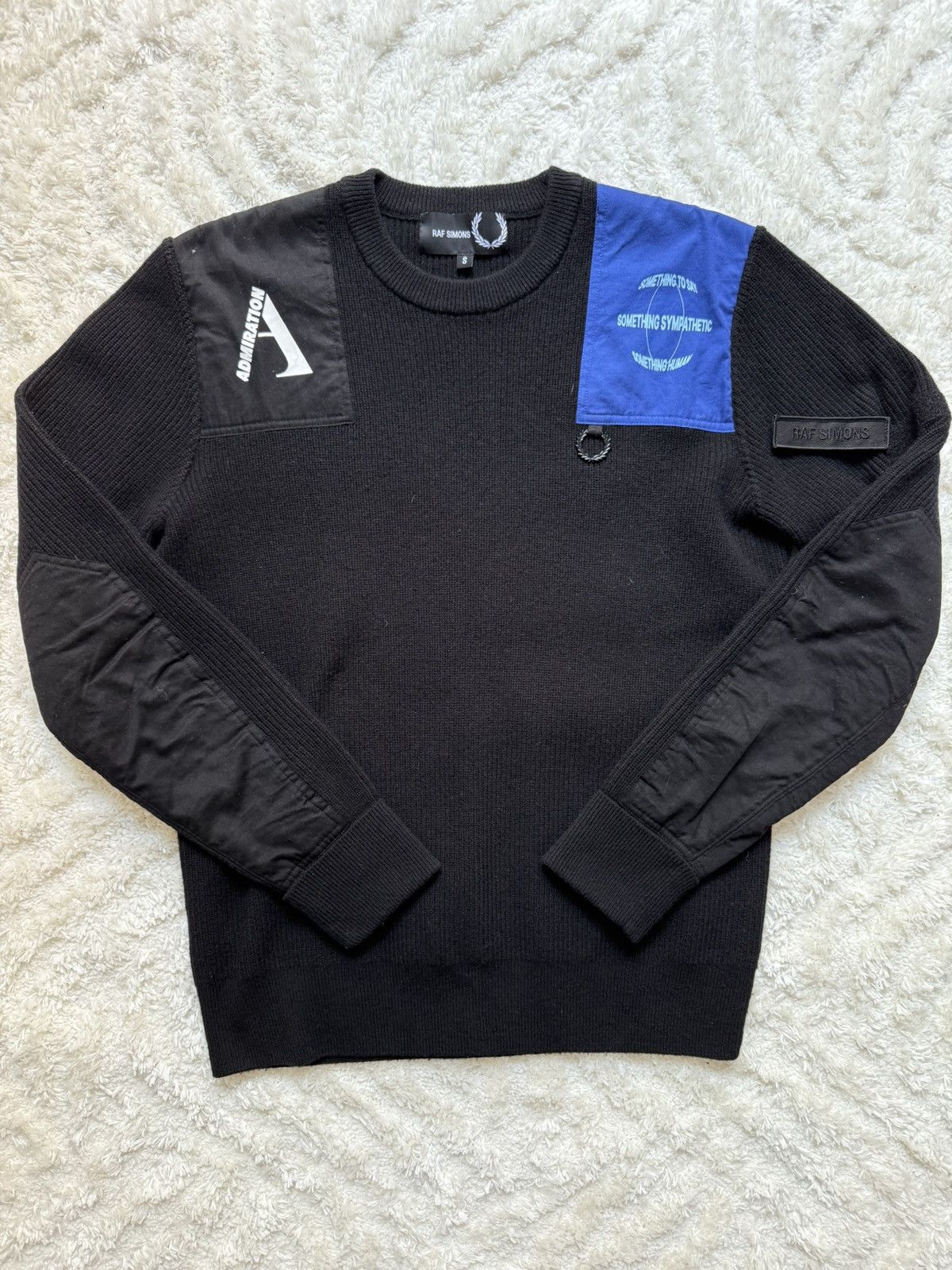 Fred Perry × Raf Simons Raf simons x fred perry military sweater Size US S / EU 44-46 / 1 - 1 Thumbnail
