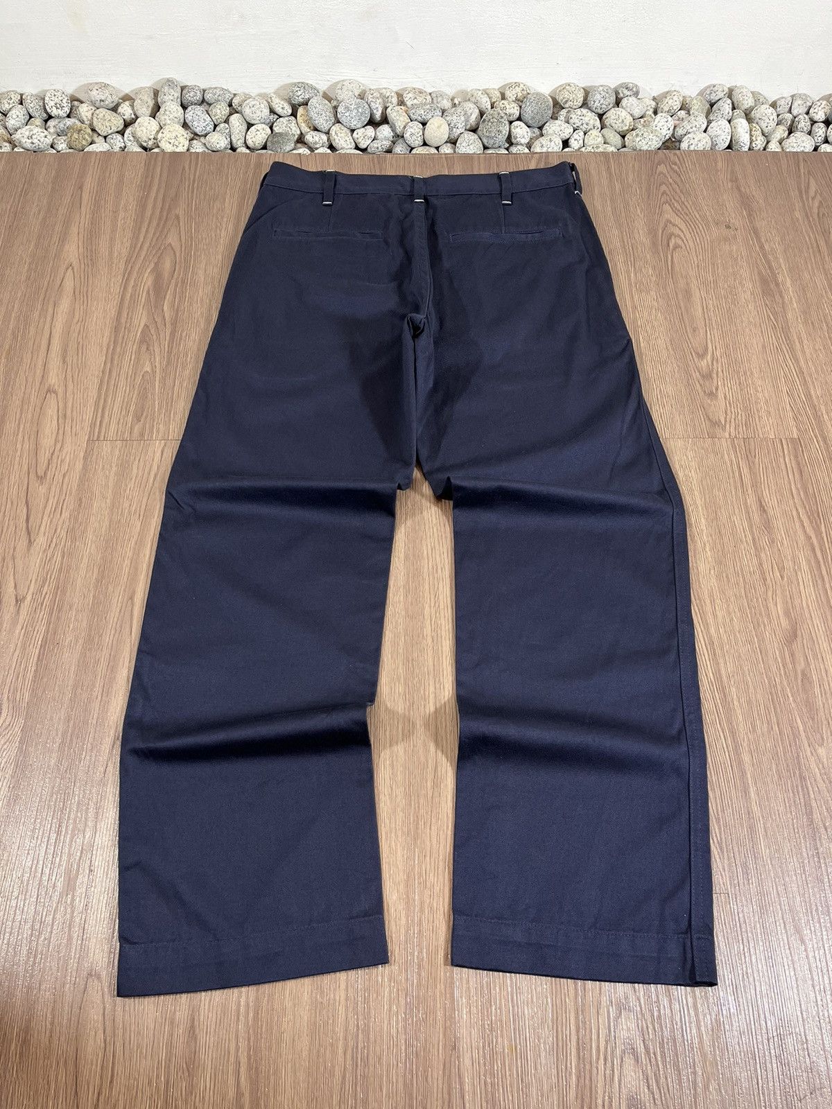 R.Newbold RAD (R.Newbold) Navy Work Trousers – Regular Straight Fit Size US 31 - 6 Thumbnail