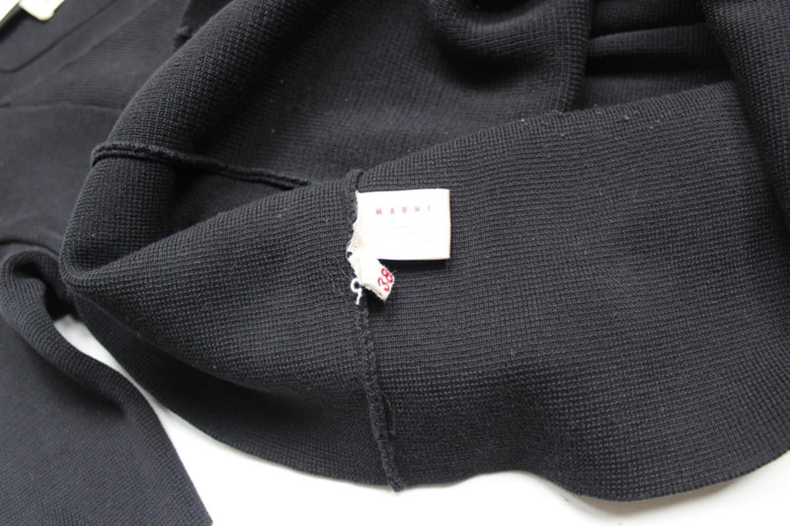 Marni Marni Black Mid Knit Tunic Dress Top 38 uk 6 Size XS / US 0-2 / IT 36-38 - 4 Thumbnail