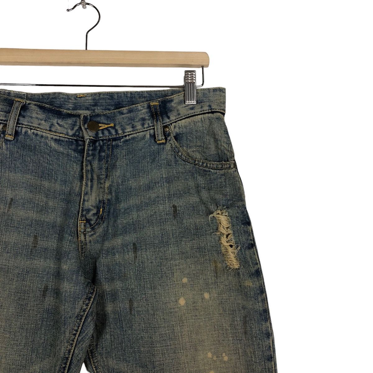 Japanese Brand 🔥90’s Vintage Distressed Denim Jeans Men’s Melrose Japan Size US 32 / EU 48 - 6 Thumbnail