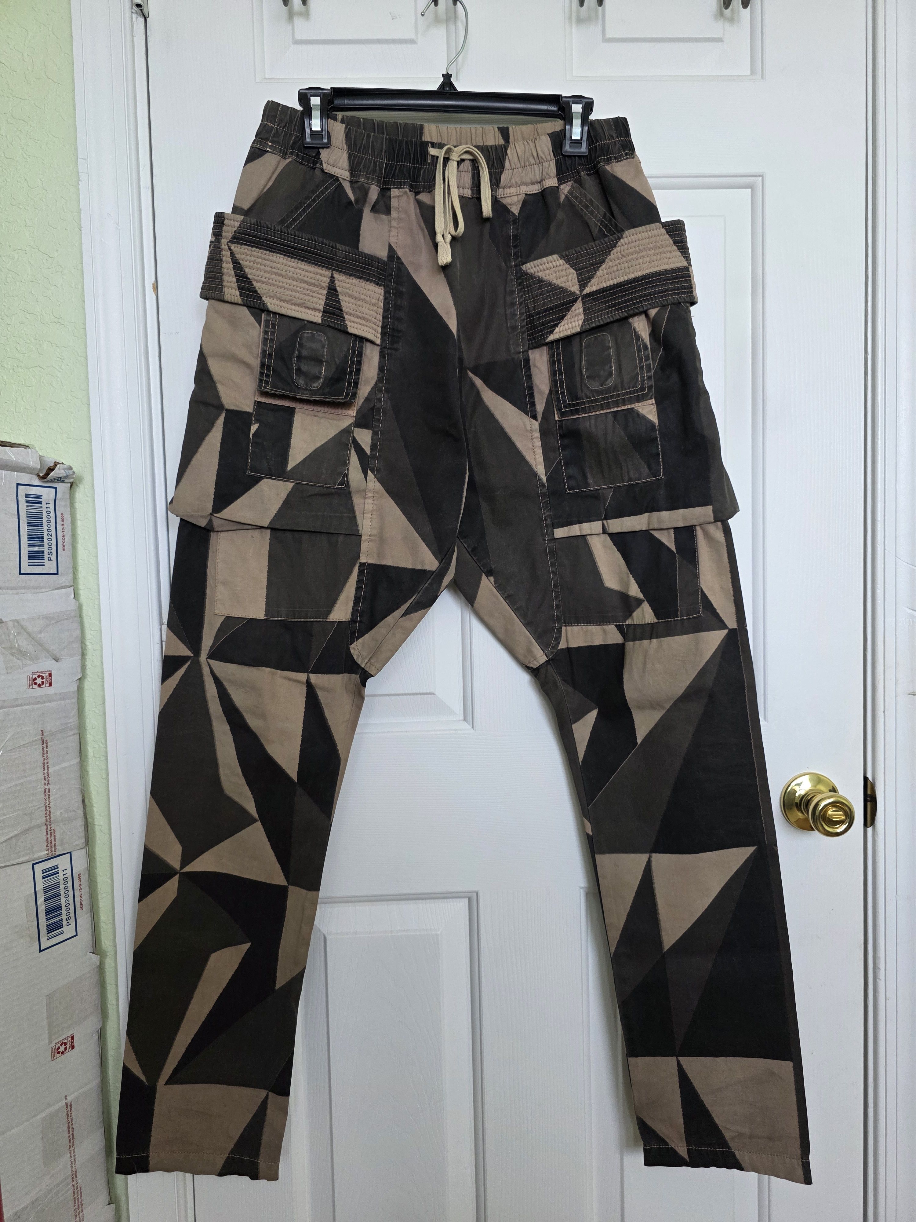 Rick Owens × Rick Owens Drkshdw Rick Owens Creatch Cargo Pants (XS