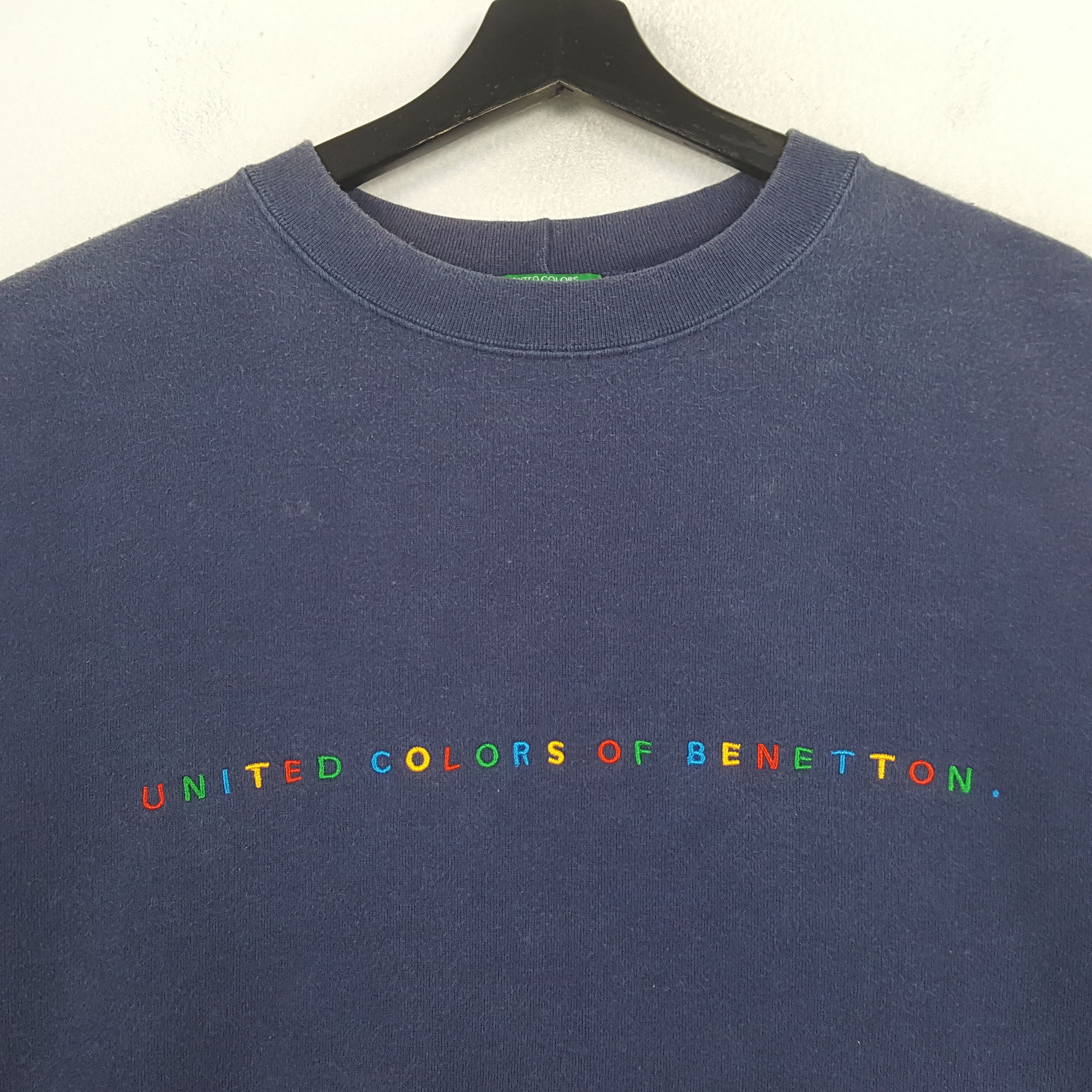 United Colors Of Benetton United Colors Of Benetton Spellout Design Sweatshirt C291N20 Size US XL / EU 56 / 4 - 2 Thumbnail