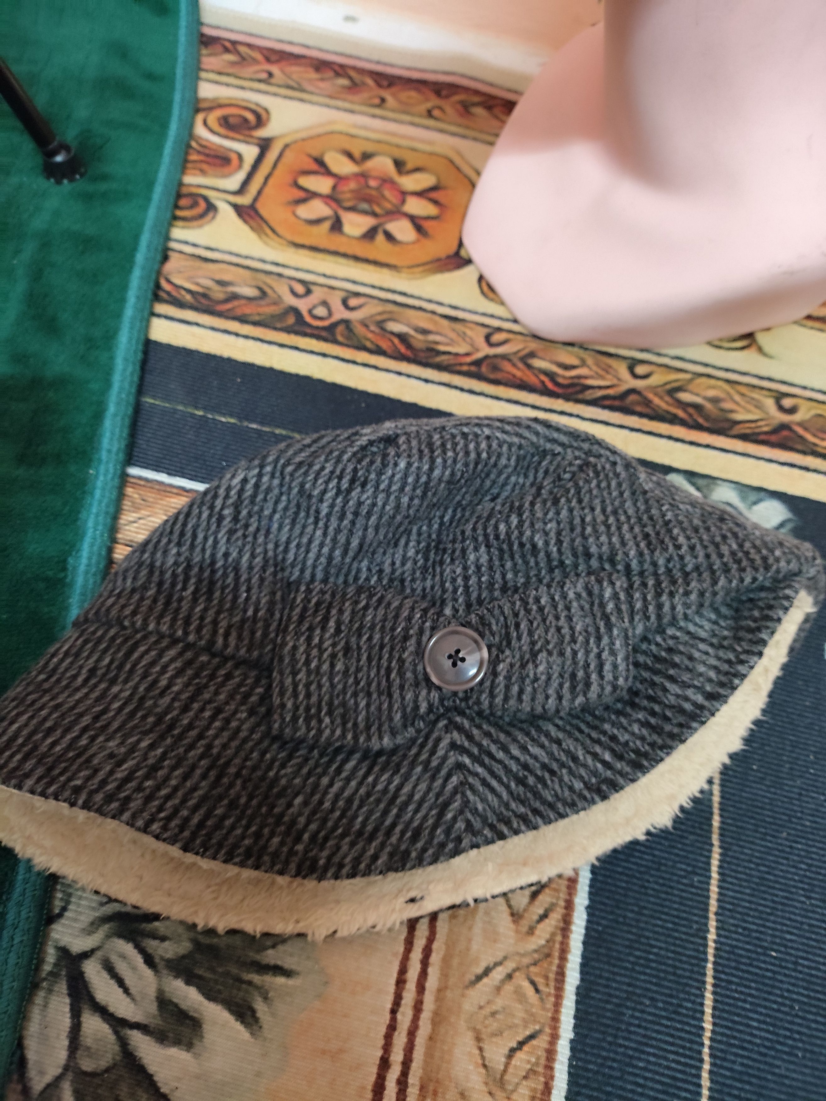 Vintage Vintage Hat bucket Wool inside design Size ONE SIZE - 4 Thumbnail