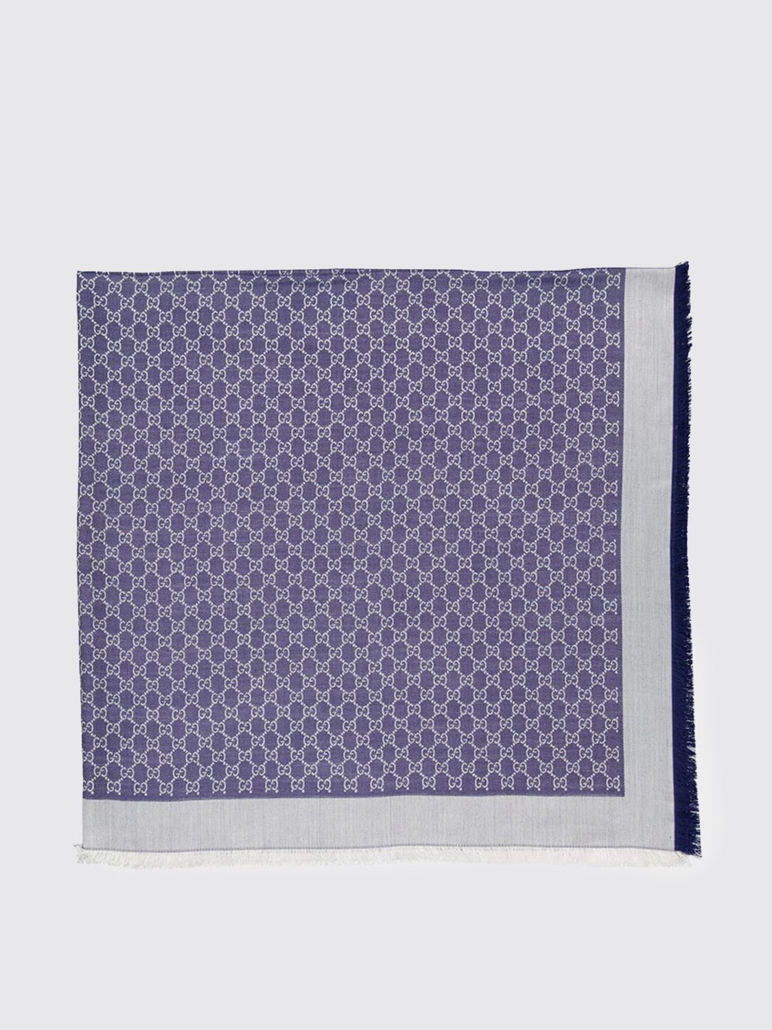 Gucci Gucci Scarf Woman Blue Size ONE SIZE - 1 Thumbnail