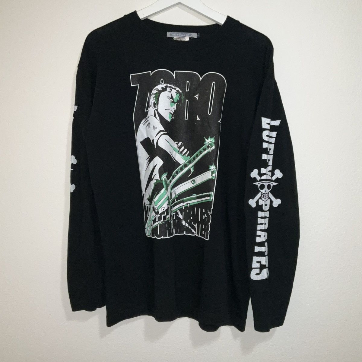 Anime One piece Zoro Longsleeve Vintage Size US M / EU 48-50 / 2 - 1 Thumbnail