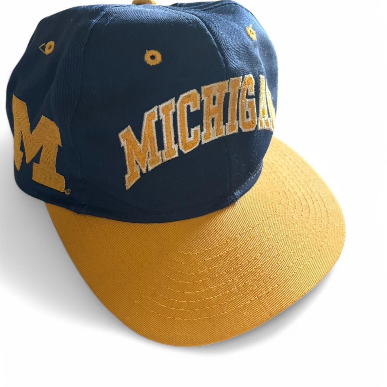 Vintage vintage michigan 6 panel snapback hat Size ONE SIZE - 1 Thumbnail
