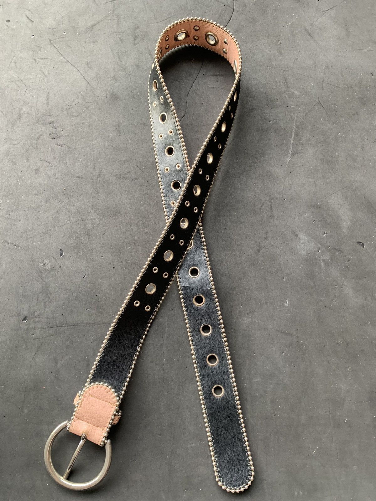 Japanese Brand Unknown belt gothic studded kmrii styled Size ONE SIZE - 3 Thumbnail