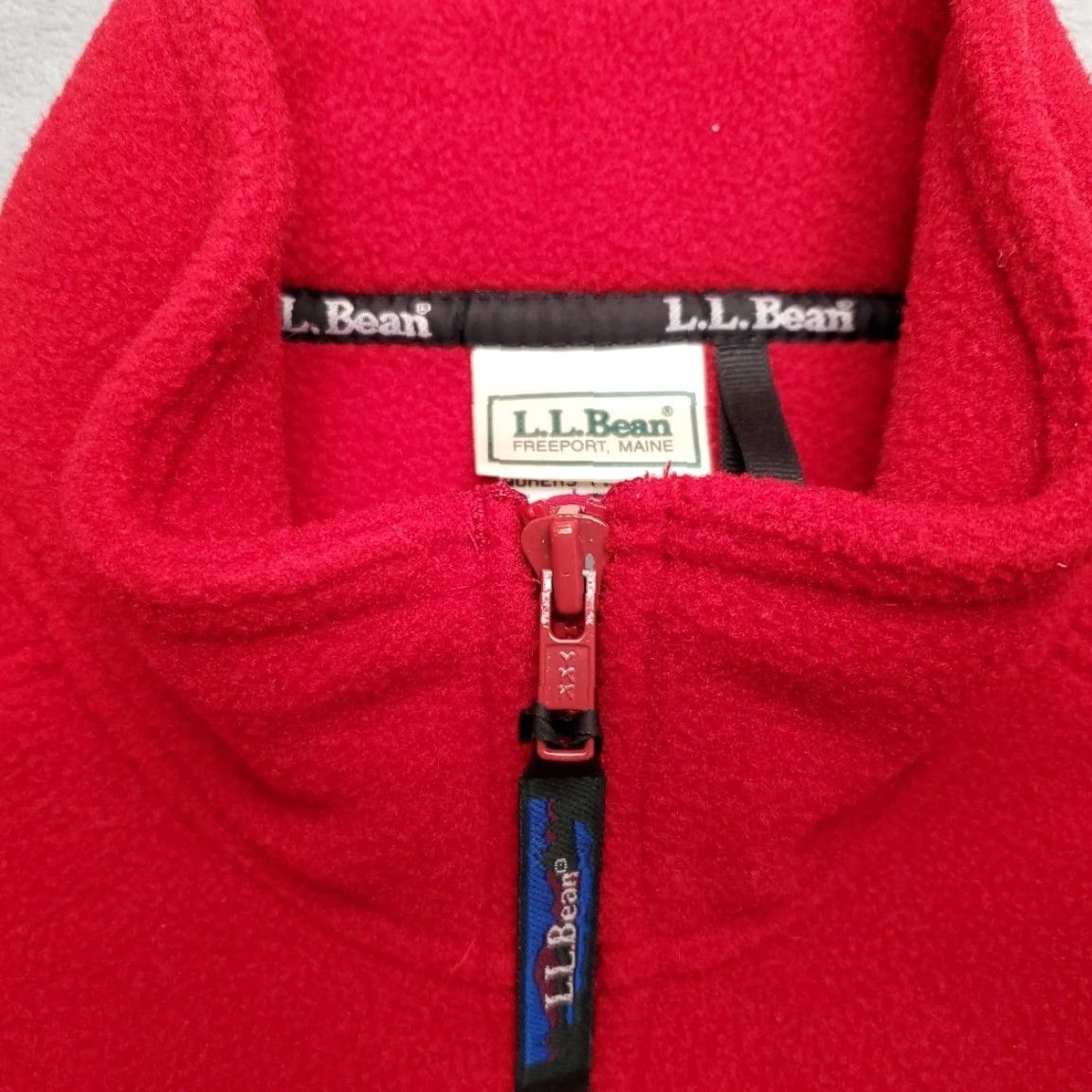 Vintage LL Bean Fleece Vest Womens Medium Red Full Zip Sleeveless Outdoors Made USA Size M / US 6-8 / IT 42-44 - 4 Thumbnail