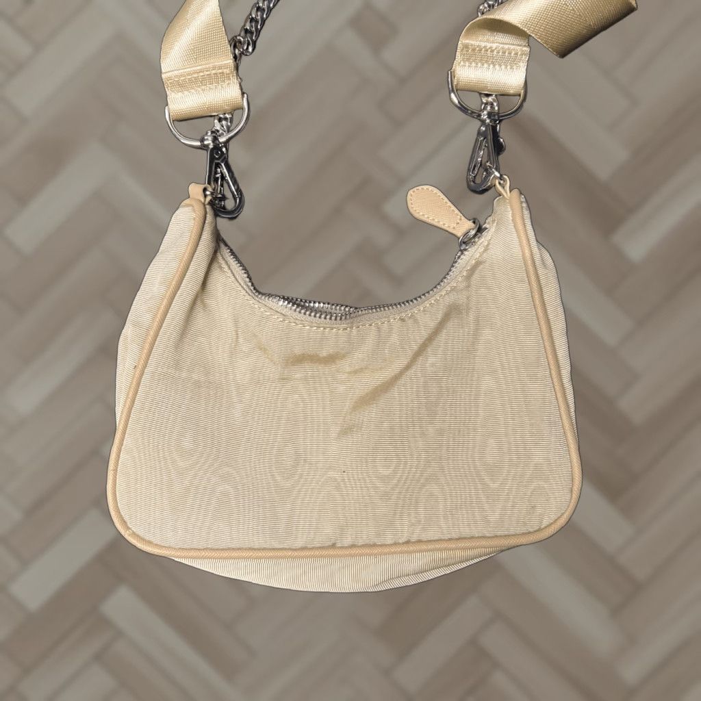 Urban Outfitters Urban Outfitters Beige Bag Purse Convertible Crossbody Chain Mini Women Crossbody Orange Lining Vintage No Size ONE SIZE - 1 Thumbnail