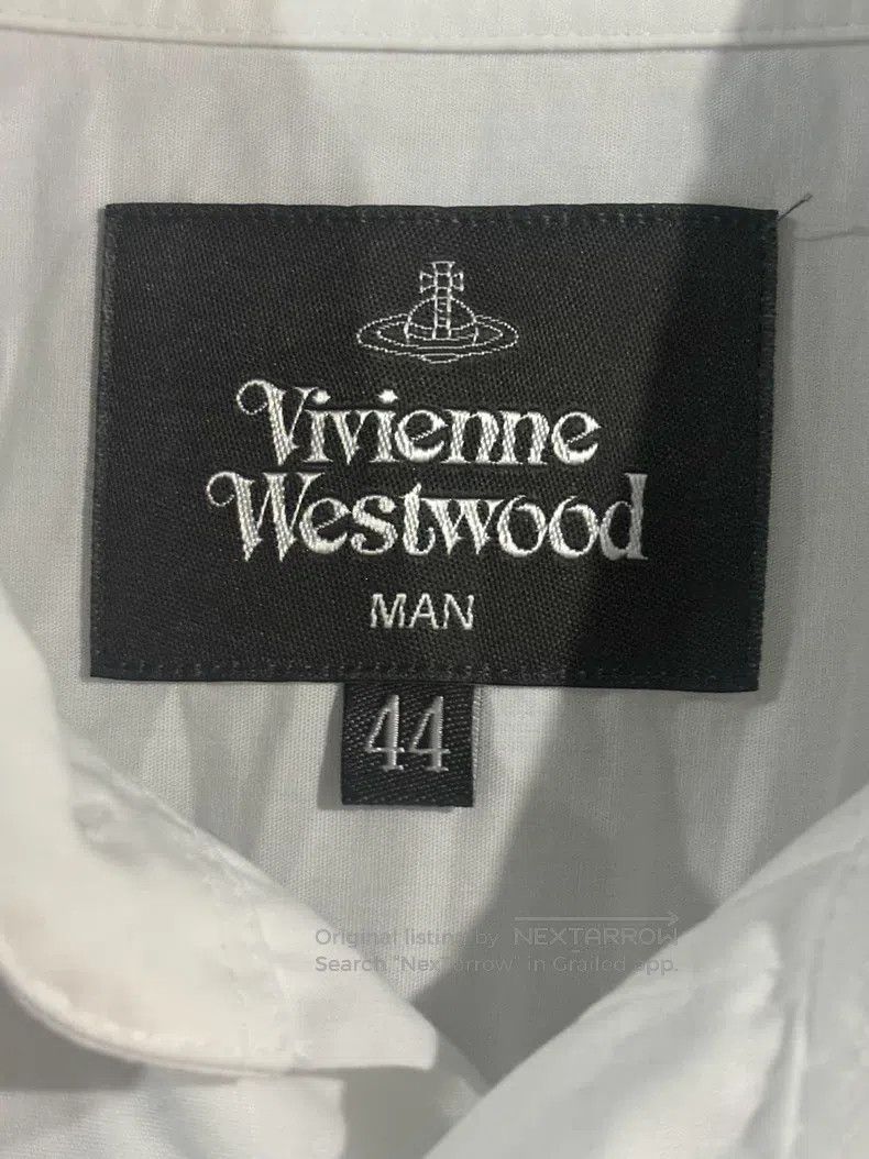 Vivienne Westwood Vivienne Westwood Men's white shirt, casual and loose fit Size US S / EU 44-46 / 1 - 4 Thumbnail