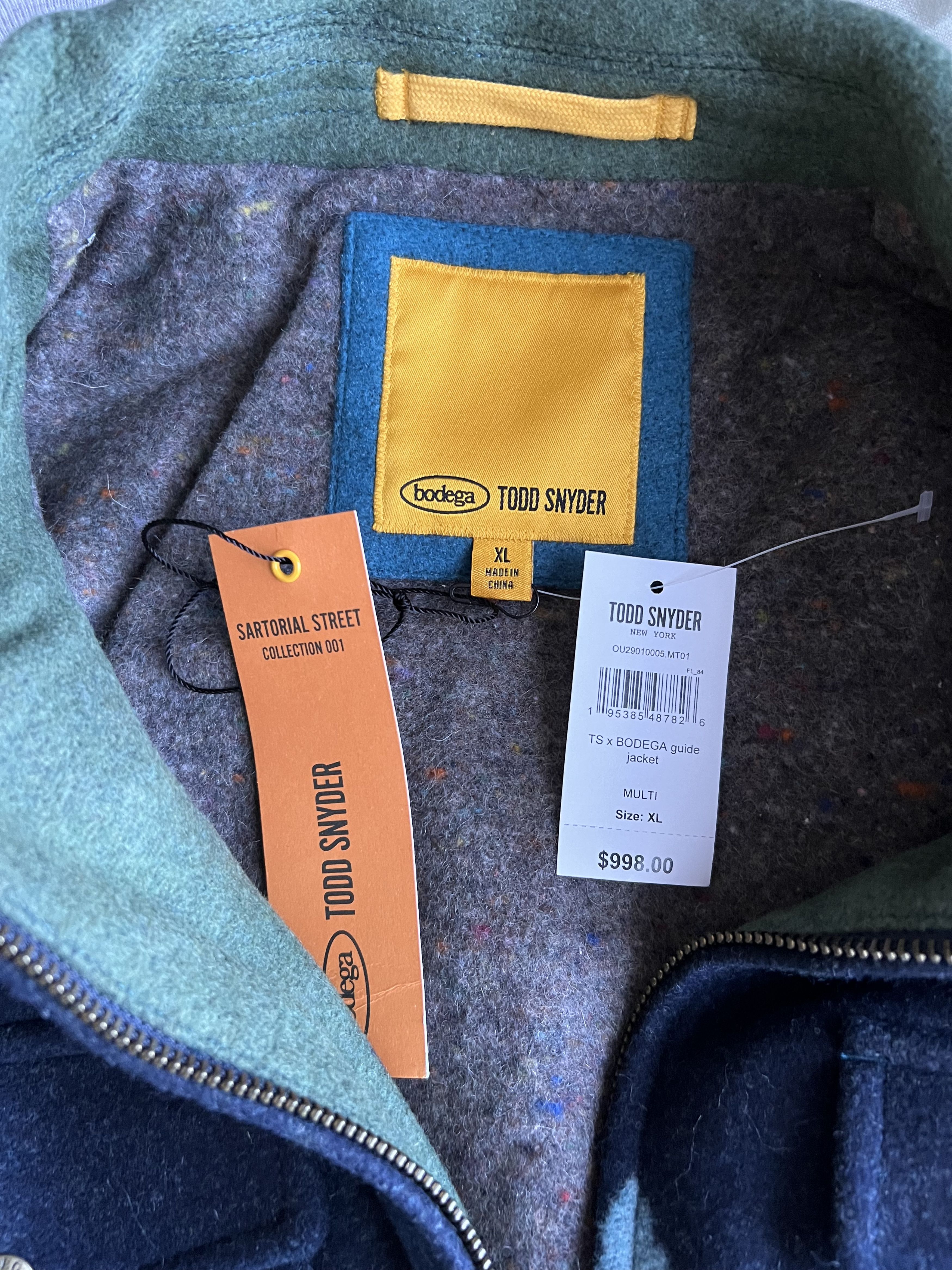 Bodega × Todd Snyder Todd Snyder Bodega Wool Guide Jacket Size US XL / EU 56 / 4 - 8 Thumbnail