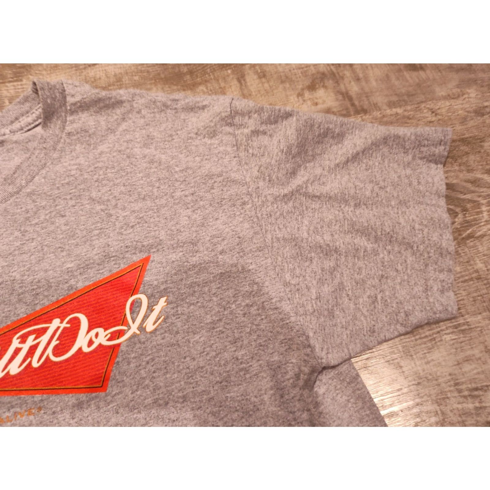 Budweiser Full Send Budweiser Shirt Mens Large Gray Graphic Tee Steve Will Do It Size US L / EU 52-54 / 3 - 4 Thumbnail