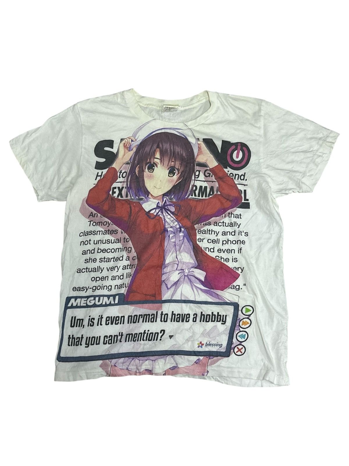 Anime Cospa x Anime Saekano Megumi Katou Character T-Shirt Size US M / EU 48-50 / 2 - 1 Thumbnail