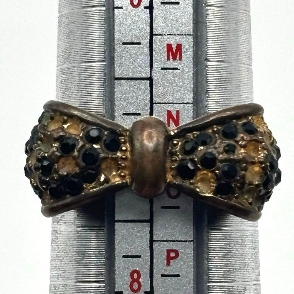 Other Copper Crystal Bow Ring Size ONE SIZE - 4 Thumbnail