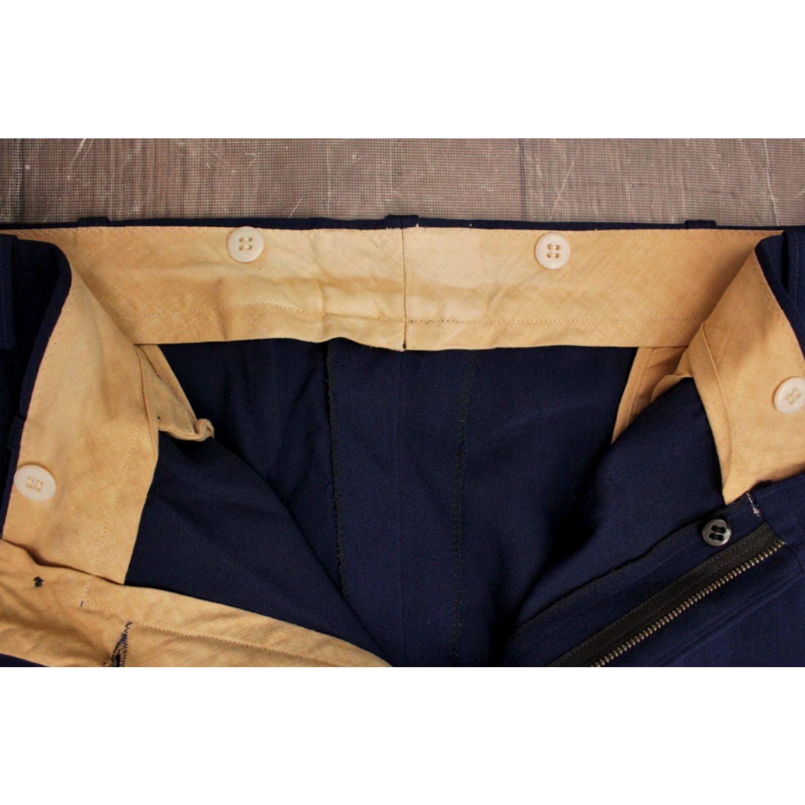 Vintage Vintage Craddock Uniform Men’s VTG 50s Blue & Red Band Uniform Flared Pants 38x26.5 Wool 1950s Inseam 26.5 Mens Size US 38 / EU 54 - 6 Thumbnail