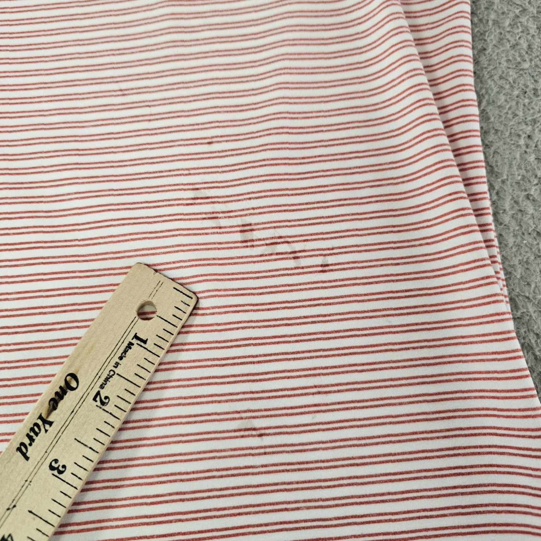 Vintage Stitch Polo Shirt Mens L White Red Stripe Stretch Short Sleeve 3 Button Golf Shirt Size US L / EU 52-54 / 3 - 4 Thumbnail