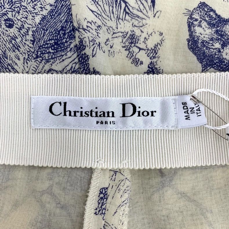 Dior Dior Blue Jungle Series Cotton Shorts 2506-Nextarrow Size 24" / US 00 / IT 34 - 5 Thumbnail
