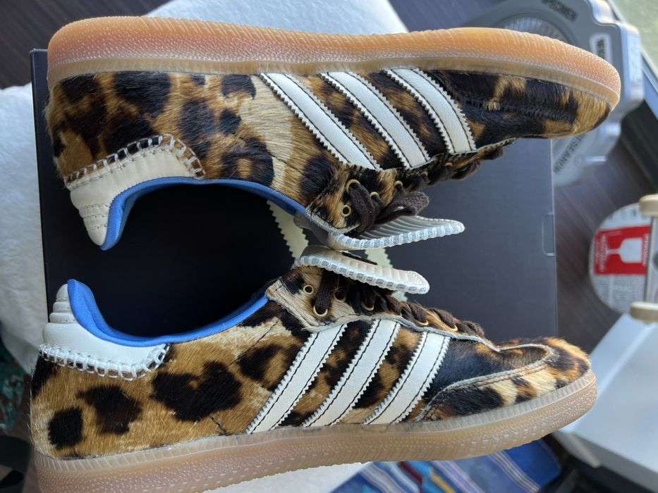 Adidas wales bonner x adidas sambas cheetah print grailed