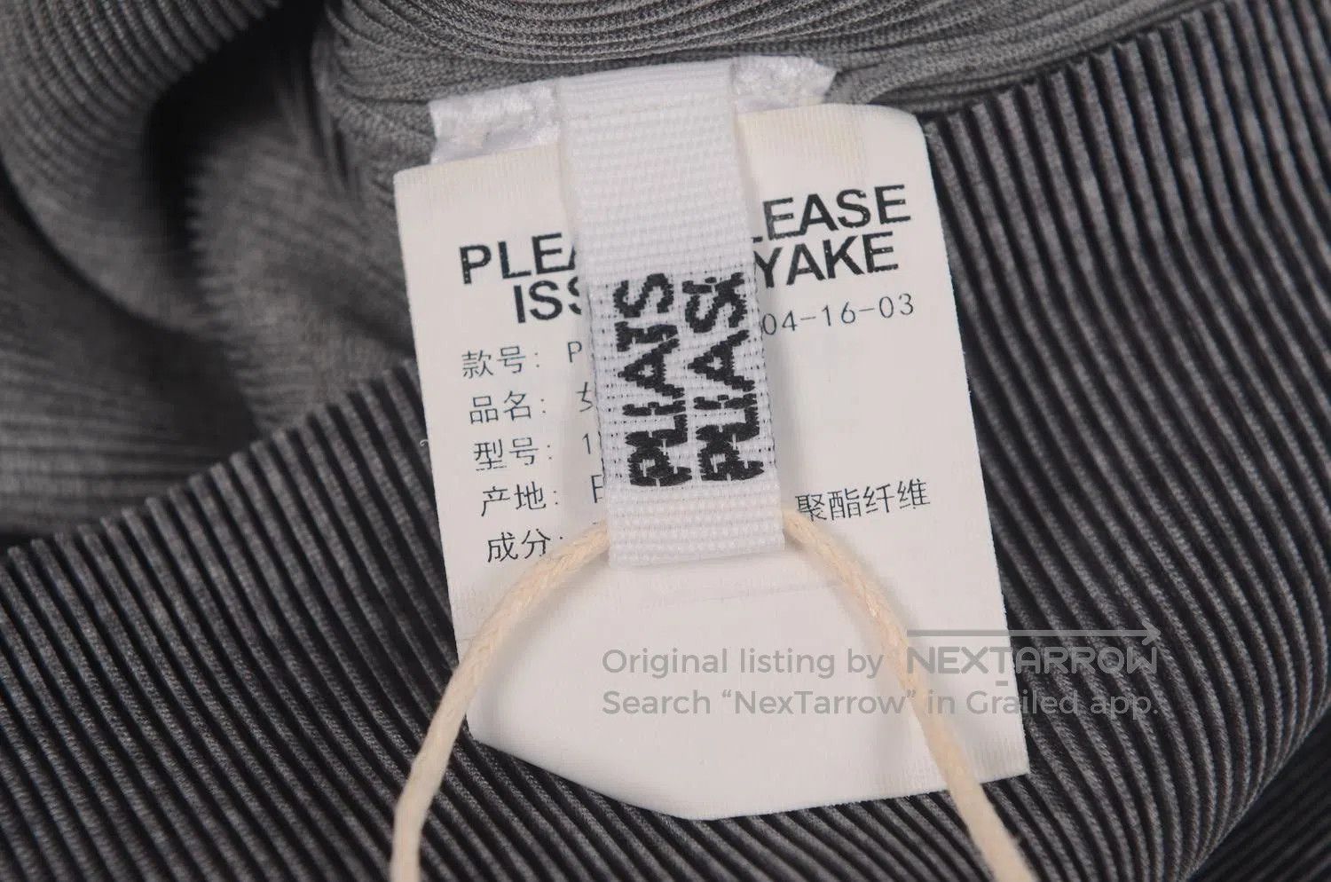 Pleats Please Issey Miyake Pleats Please Issey Miyake Gray Pleated T. Size M / US 6-8 / IT 42-44 - 3 Thumbnail