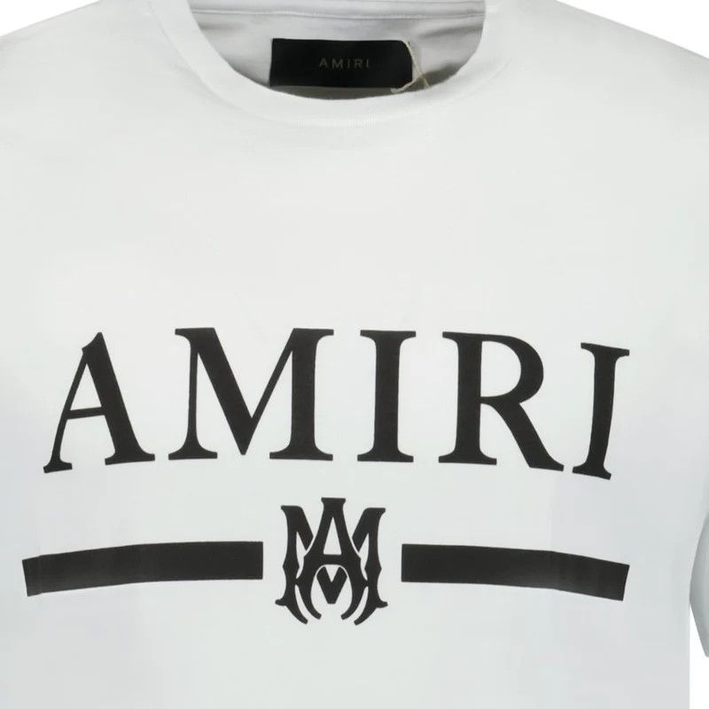 Amiri o1mle0325 MA Bar Logo T-Shirt in White Size US XS / EU 42 / 0 - 3 Thumbnail