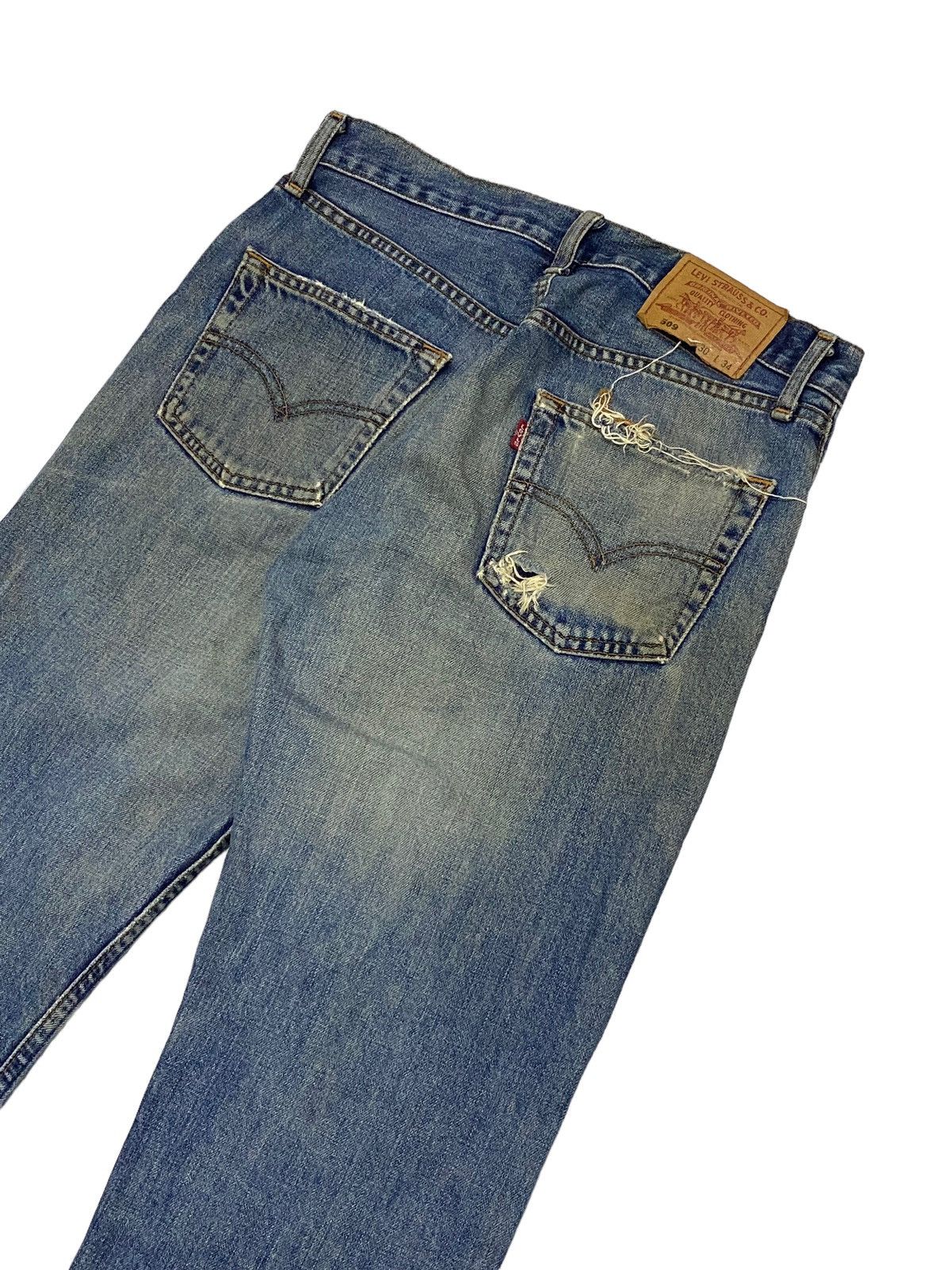 Japanese Brand × Levi's Levis Vintage Clothing 509 Mud Max Washed Coffee Button Fly Size US 29 - 10 Thumbnail