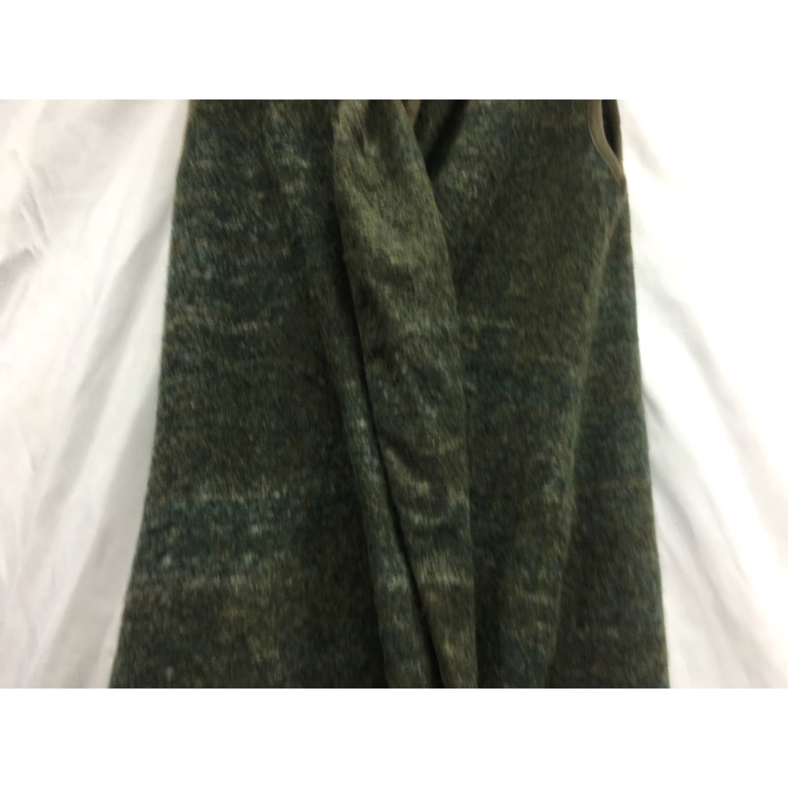Lucky Brand Lucky Brand Vest Women Green Wool Blend Long Wrap Pocket Heathered Fleece Medium Size M / US 6-8 / IT 42-44 - 5 Thumbnail