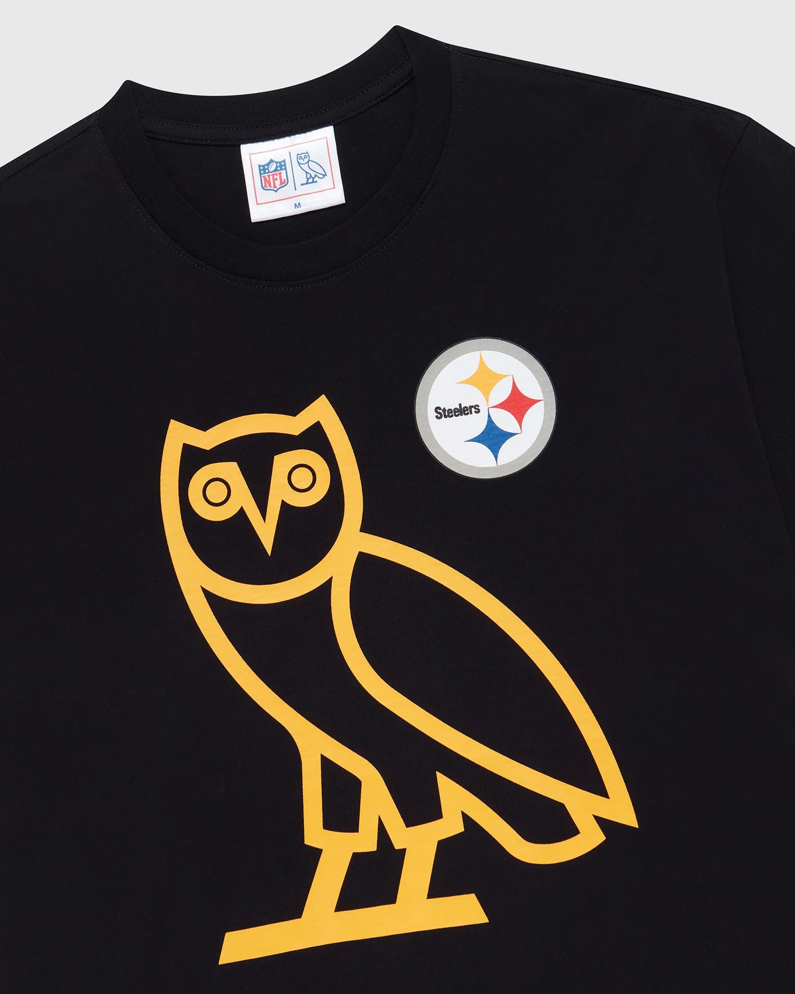 Drake OVO x NFL PITTSBURGH STEELERS OG OWL GAME DAY T-SHIRT Size US XXL / EU 58 / 5 - 7 Thumbnail