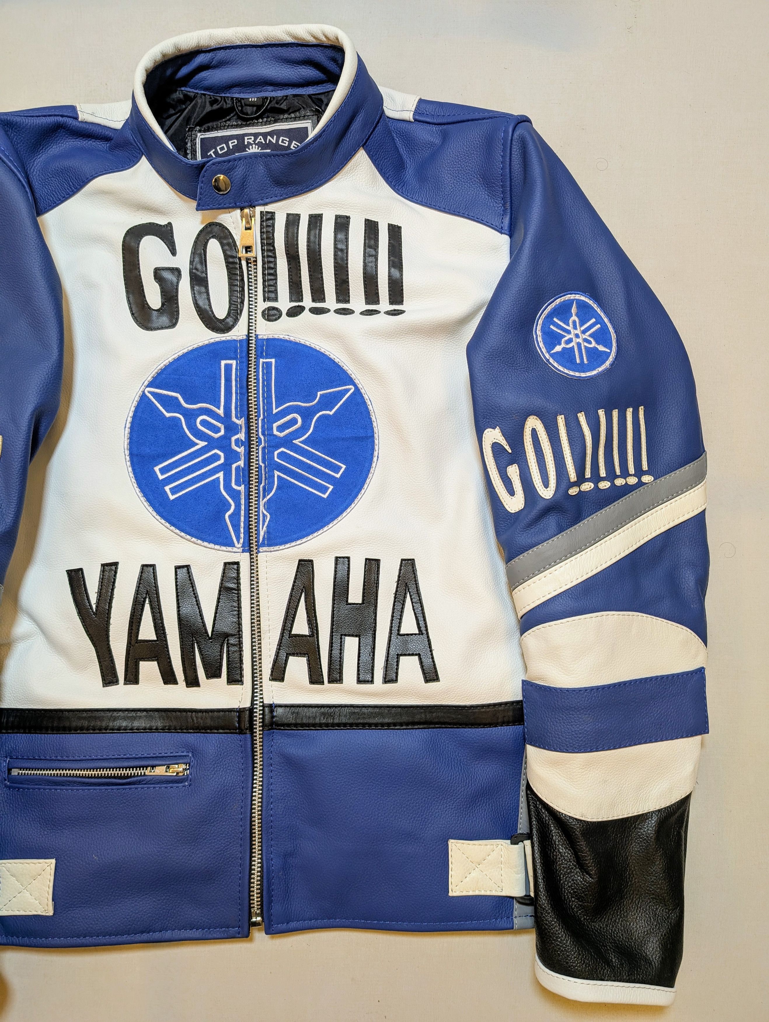 Other 💥 YAMAHA 🔥 LEATHER JACKET Motorcycle Jacket Size L / US 10 / IT 46 - 3 Thumbnail