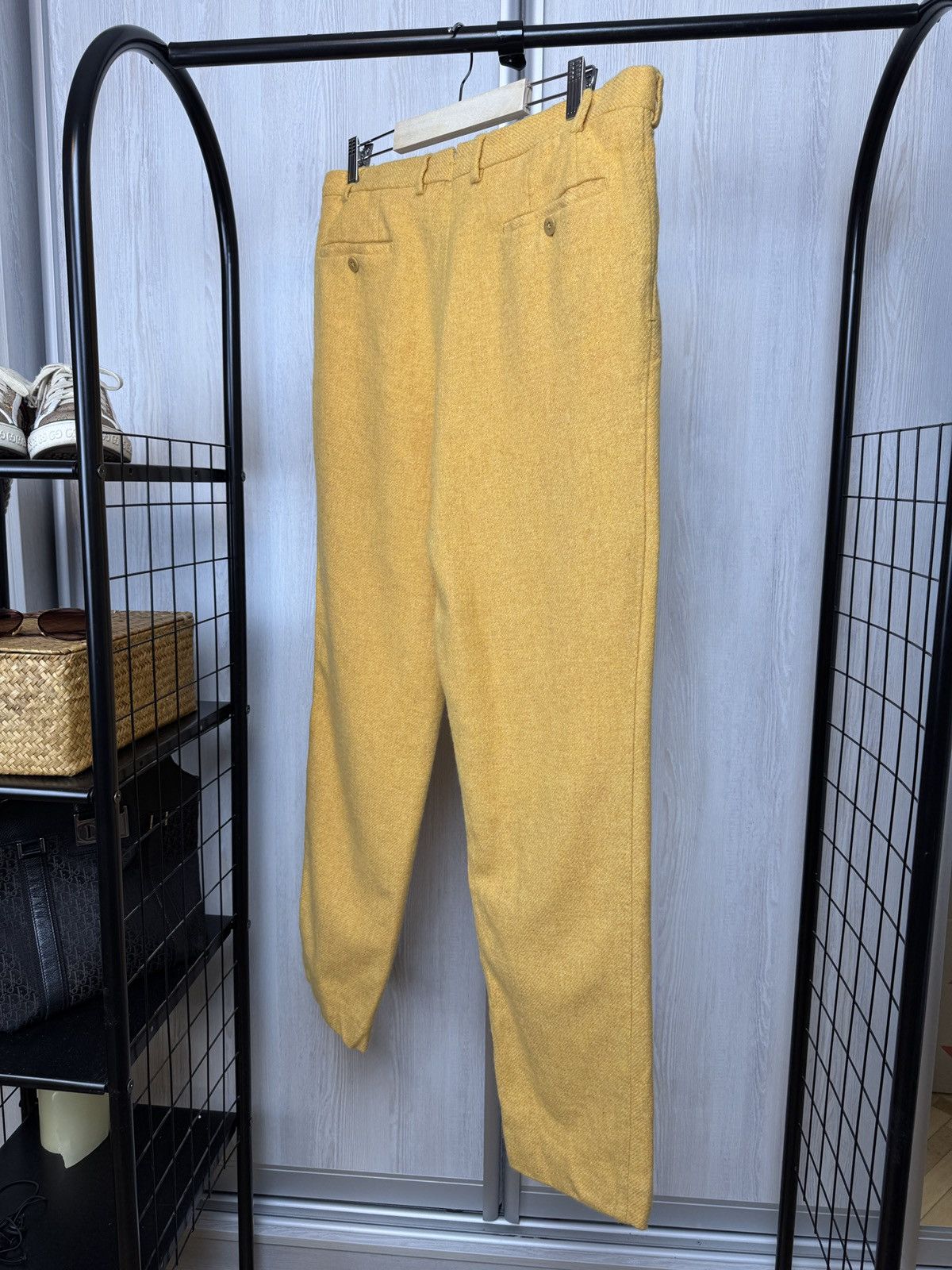 Luigi Borrelli Luigi Borrelli Napoli orange wool casual classic pants Size US 32 / EU 48 - 4 Thumbnail