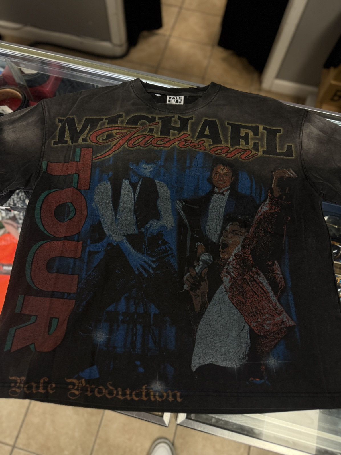 Vale Vale Valley Black Michael Jackson Tee Shirt Size XL (NEW) Size US XL / EU 56 / 4 - 4 Thumbnail