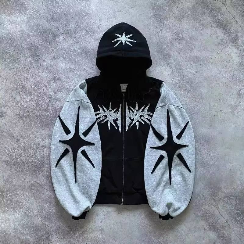 Japanese Brand × Vintage vintage street style zippered sweatshirt Size US XL / EU 56 / 4 - 3 Thumbnail